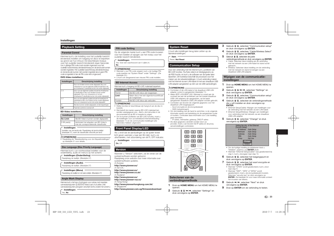 Pioneer BDP-LX53 User Manual | Page 115 / 156