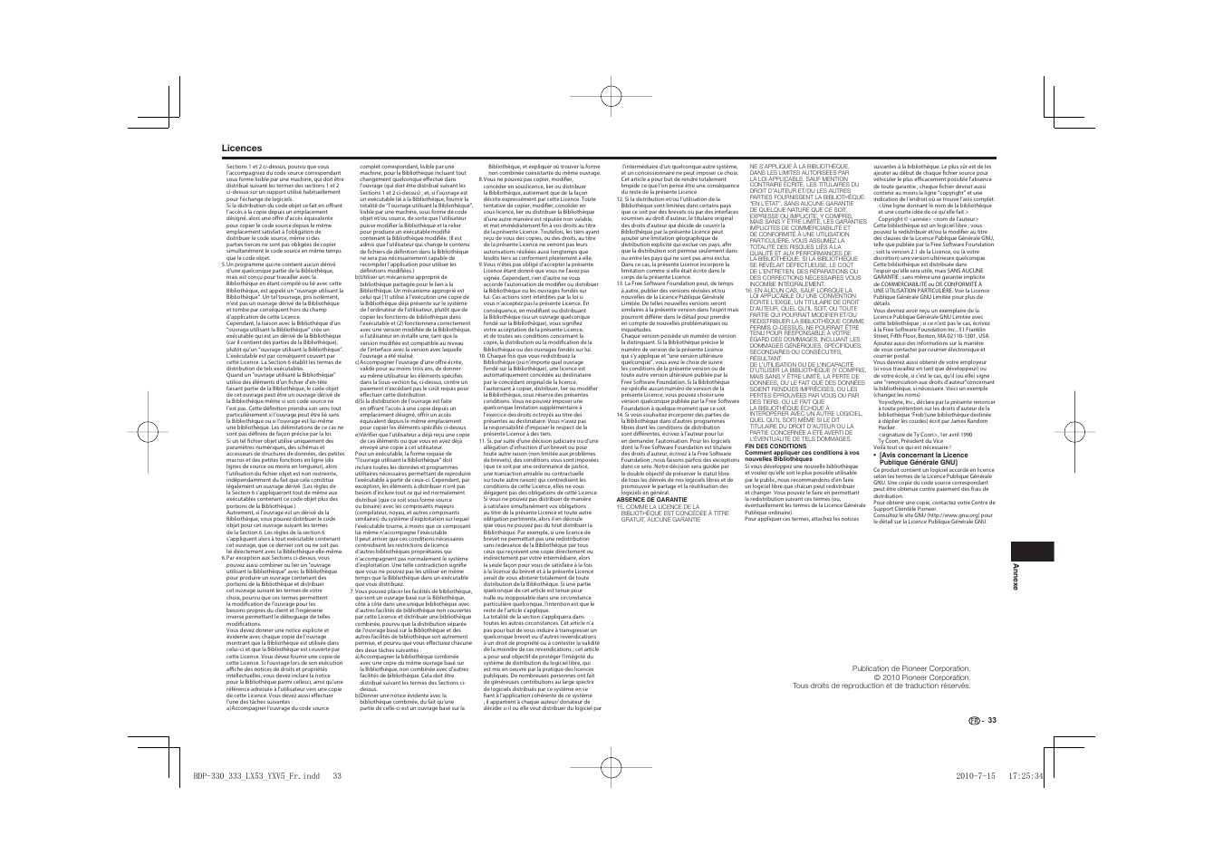 Pioneer BDP-LX53 User Manual | Page 33 / 156