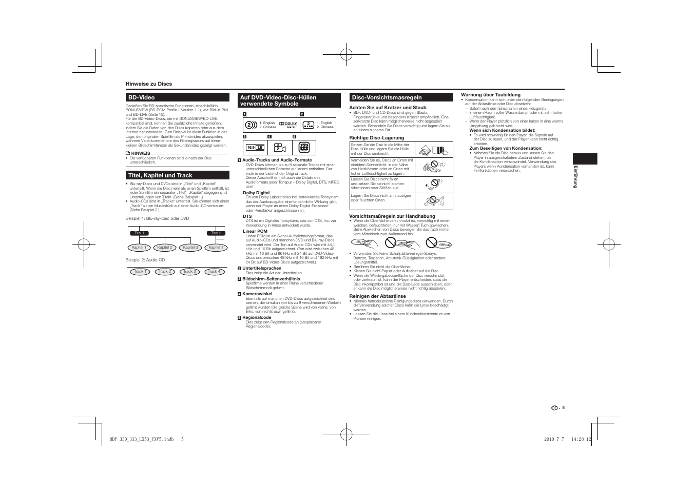 Pioneer BDP-LX53 User Manual | Page 37 / 156