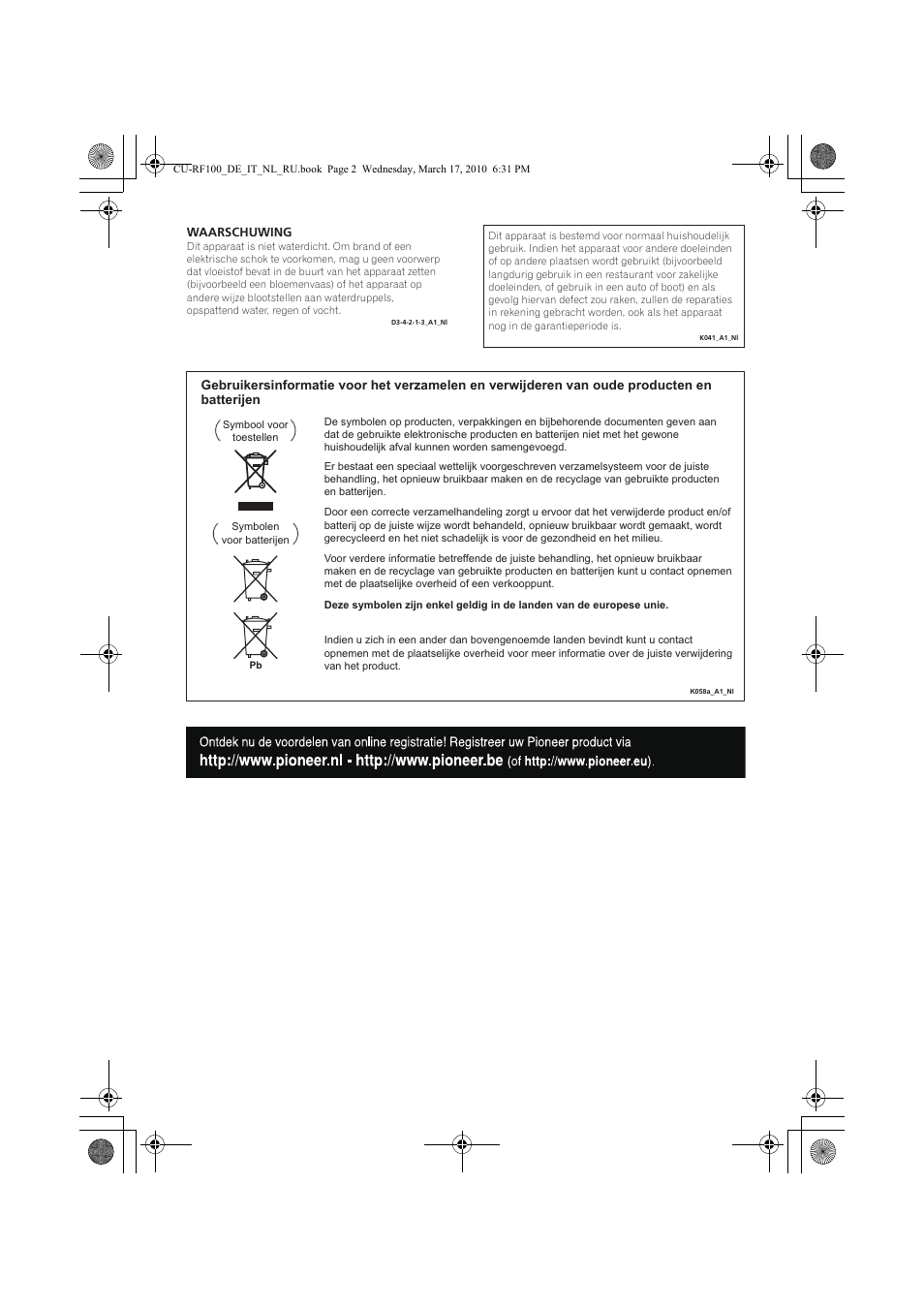Pioneer CU-RF100-U User Manual | Page 54 / 108