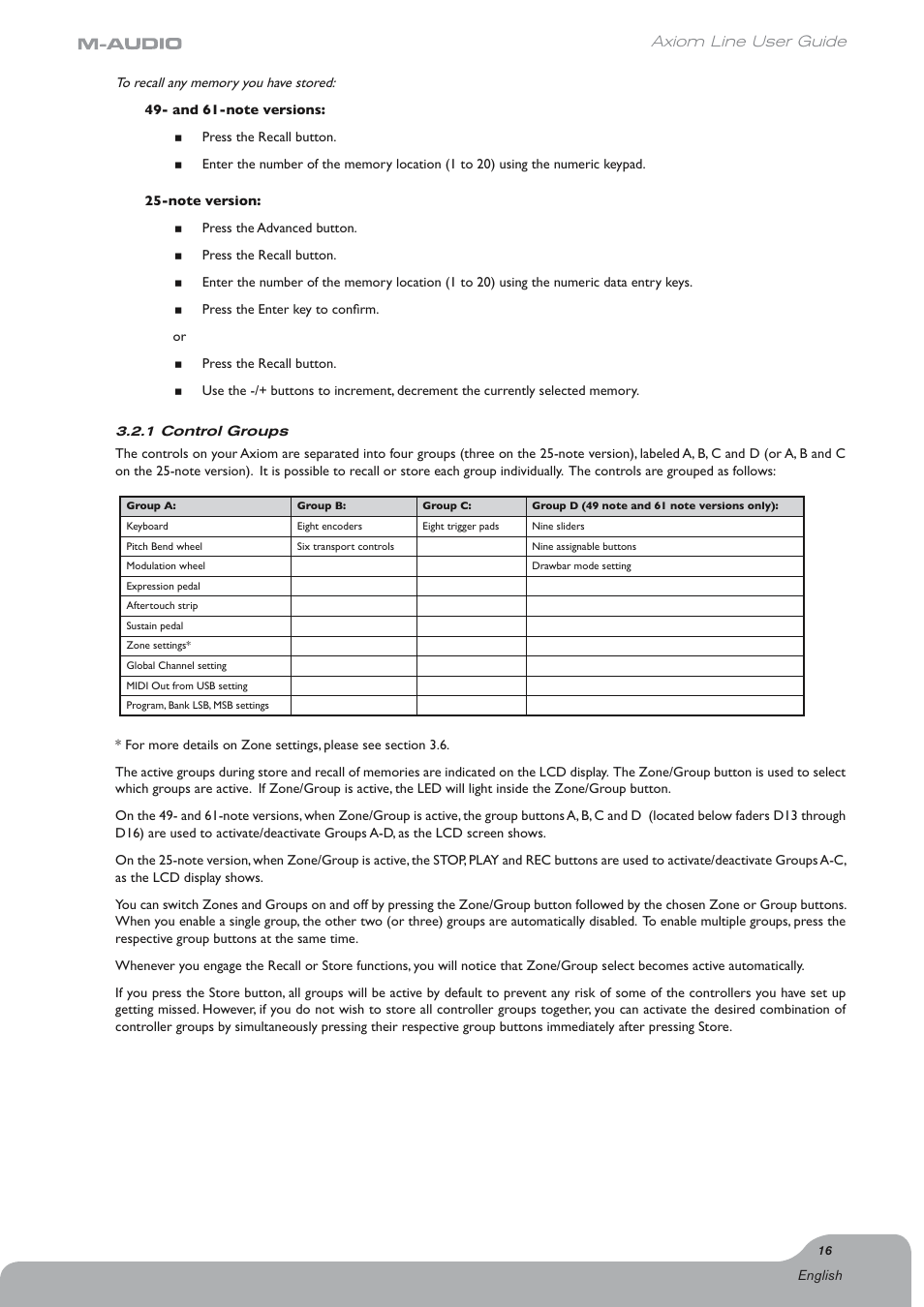 Axiom Audio Electronic Keyboard User Manual | Page 17 / 51