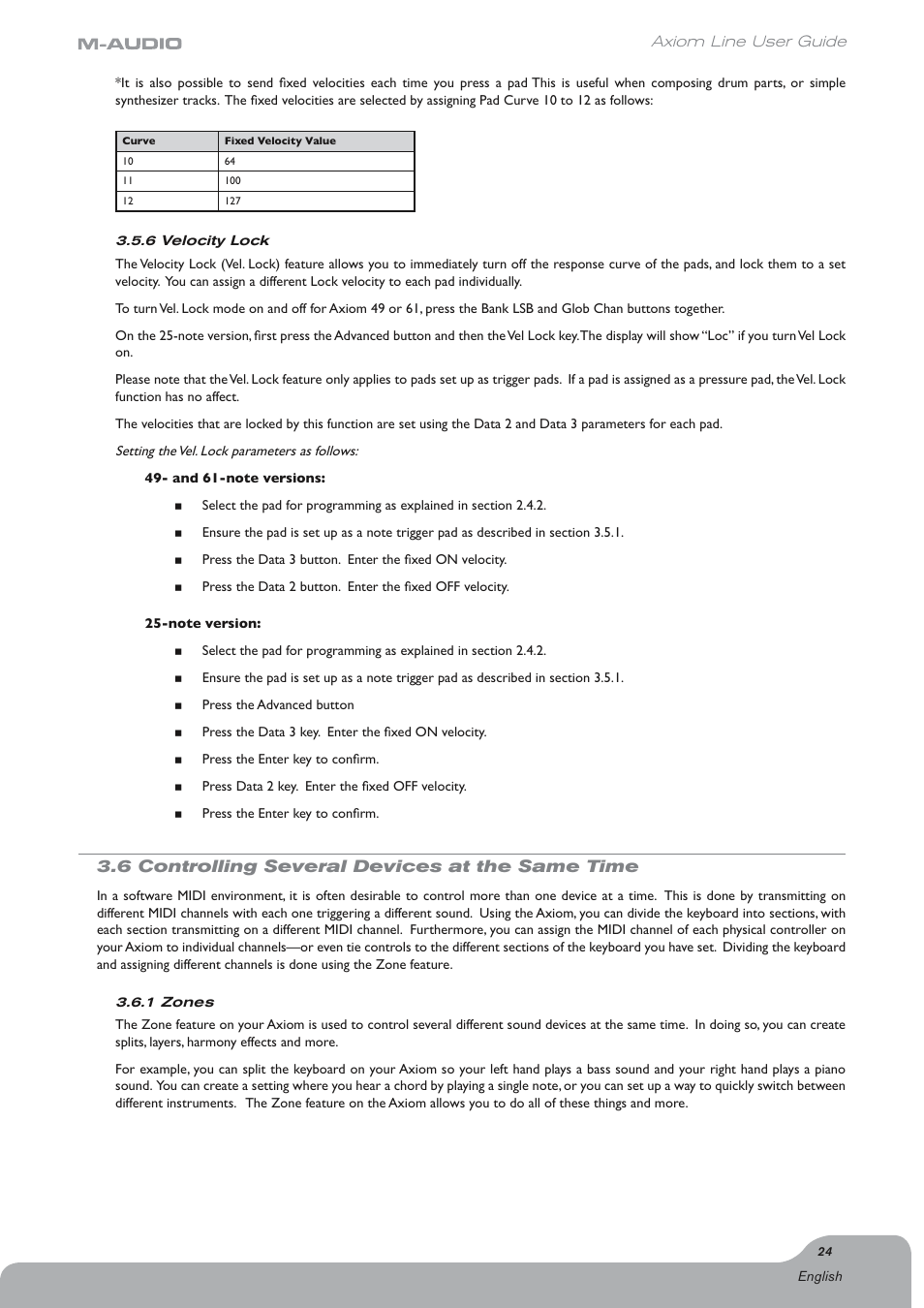 6 controlling several devices at the same time | Axiom Audio Electronic Keyboard User Manual | Page 25 / 51