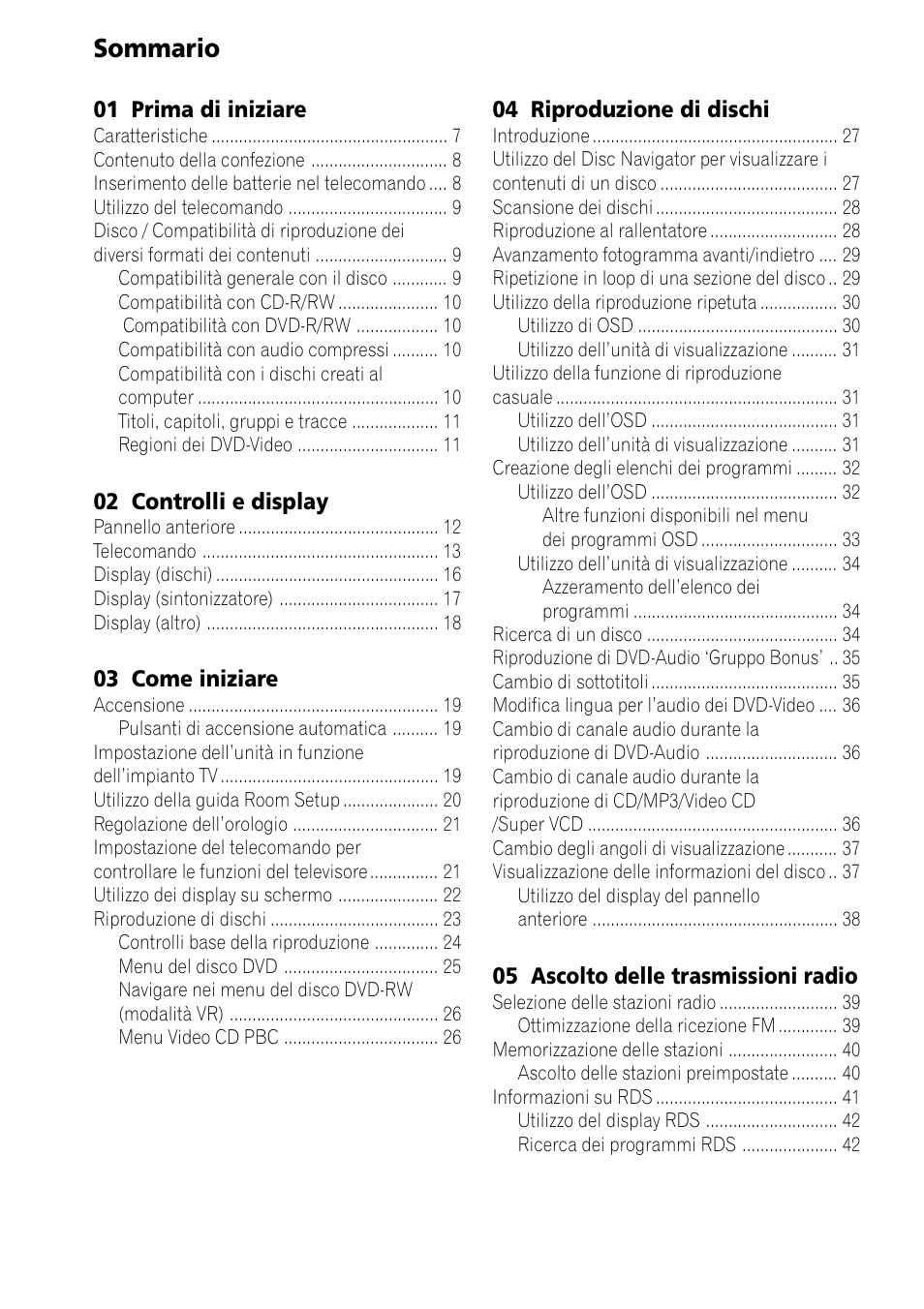 Pioneer NS-DV1000 User Manual | Page 4 / 180