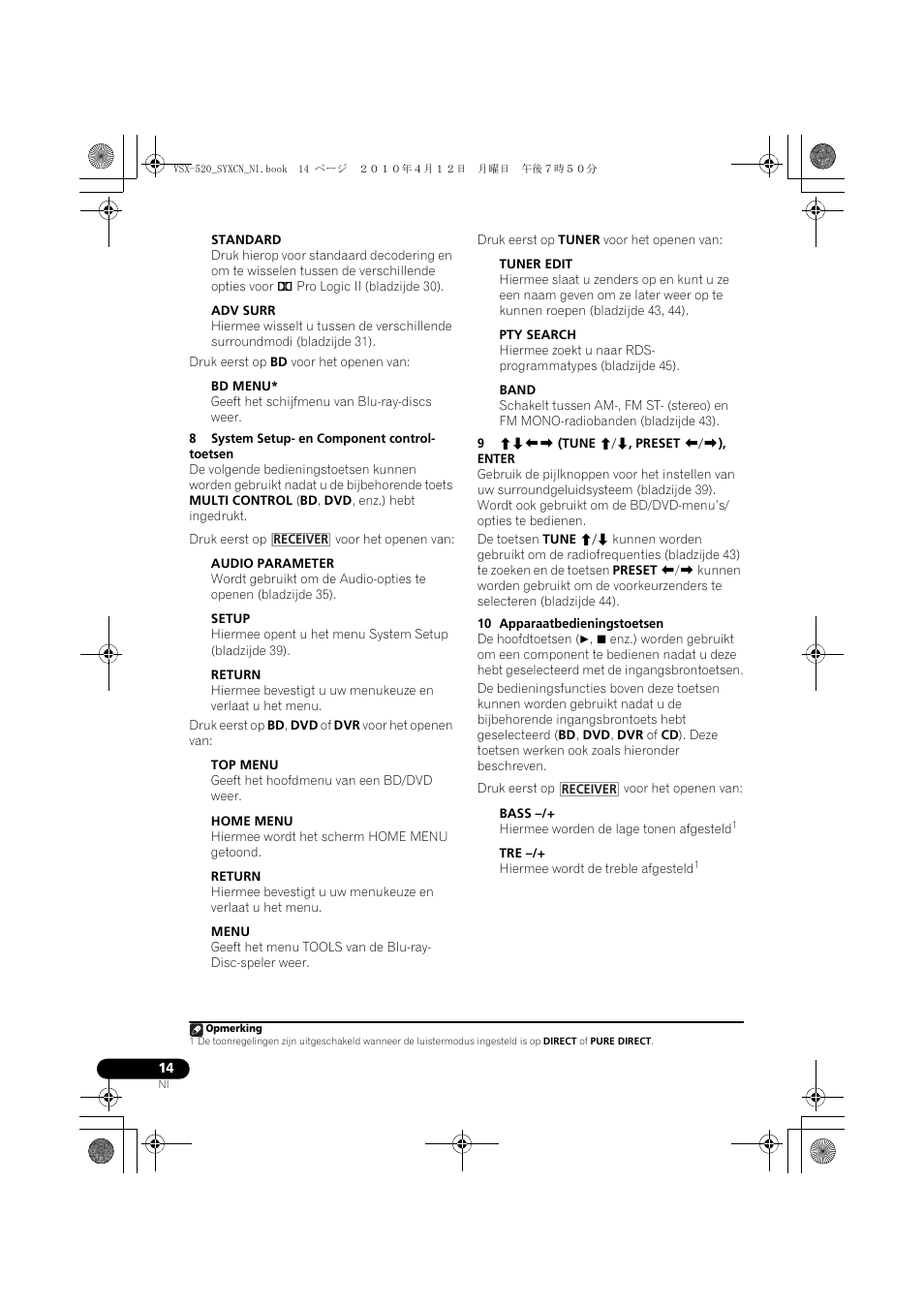 Pioneer VSX-520-S User Manual | Page 126 / 228