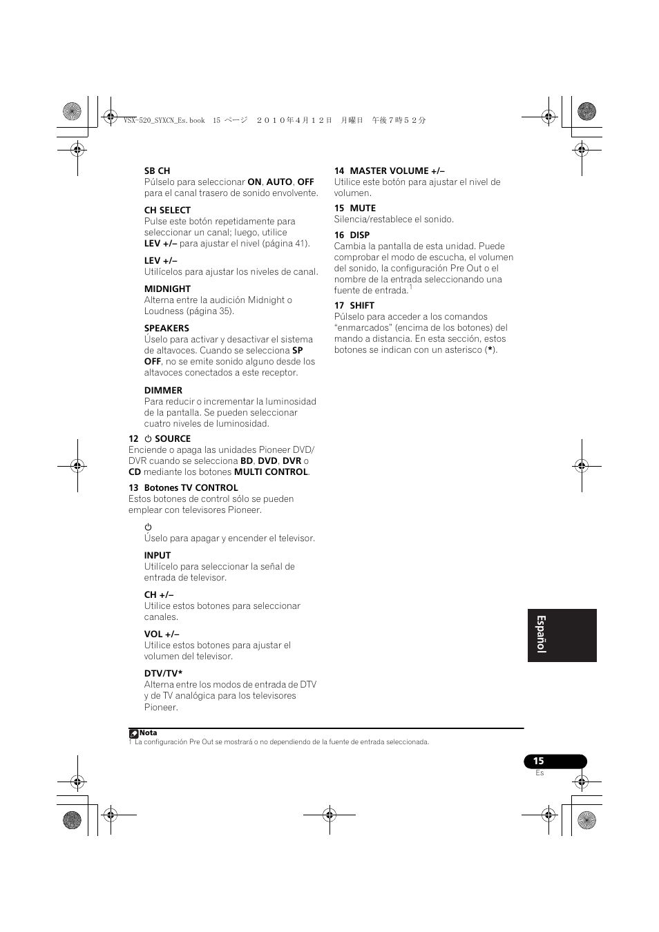 Pioneer VSX-520-S User Manual | Page 183 / 228