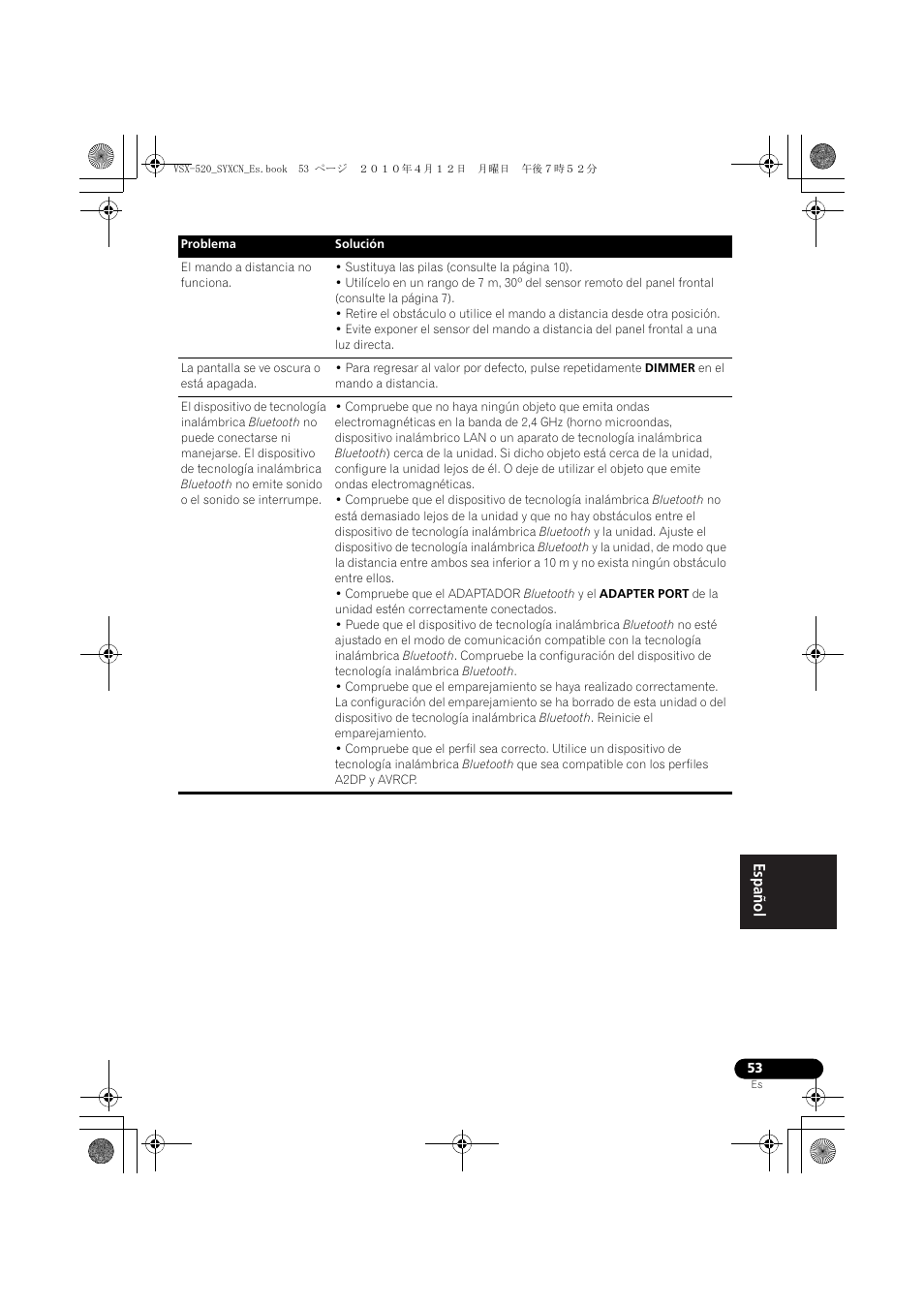 Pioneer VSX-520-S User Manual | Page 221 / 228