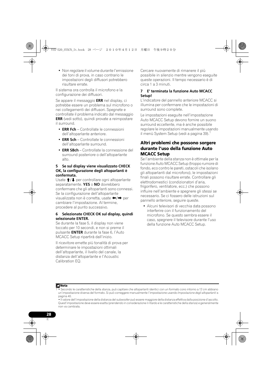 Pioneer VSX-520-S User Manual | Page 28 / 228