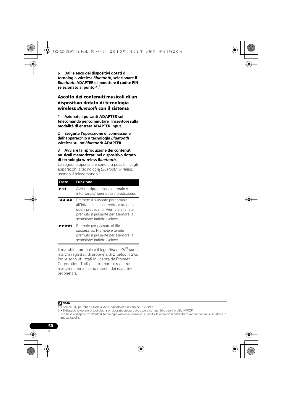 Pioneer VSX-520-S User Manual | Page 50 / 228