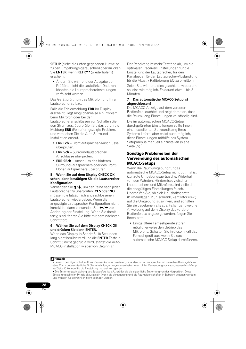 Pioneer VSX-520-S User Manual | Page 84 / 228