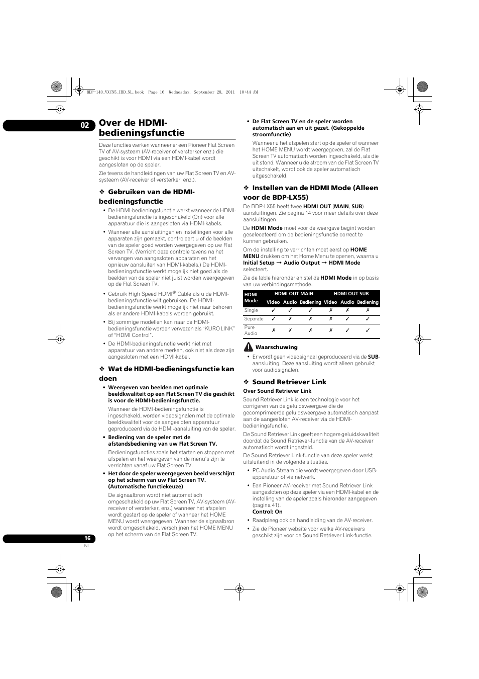 Over de hdmi-bedieningsfunctie, Over de hdmi- bedieningsfunctie | Pioneer BDP-140 User Manual | Page 202 / 308
