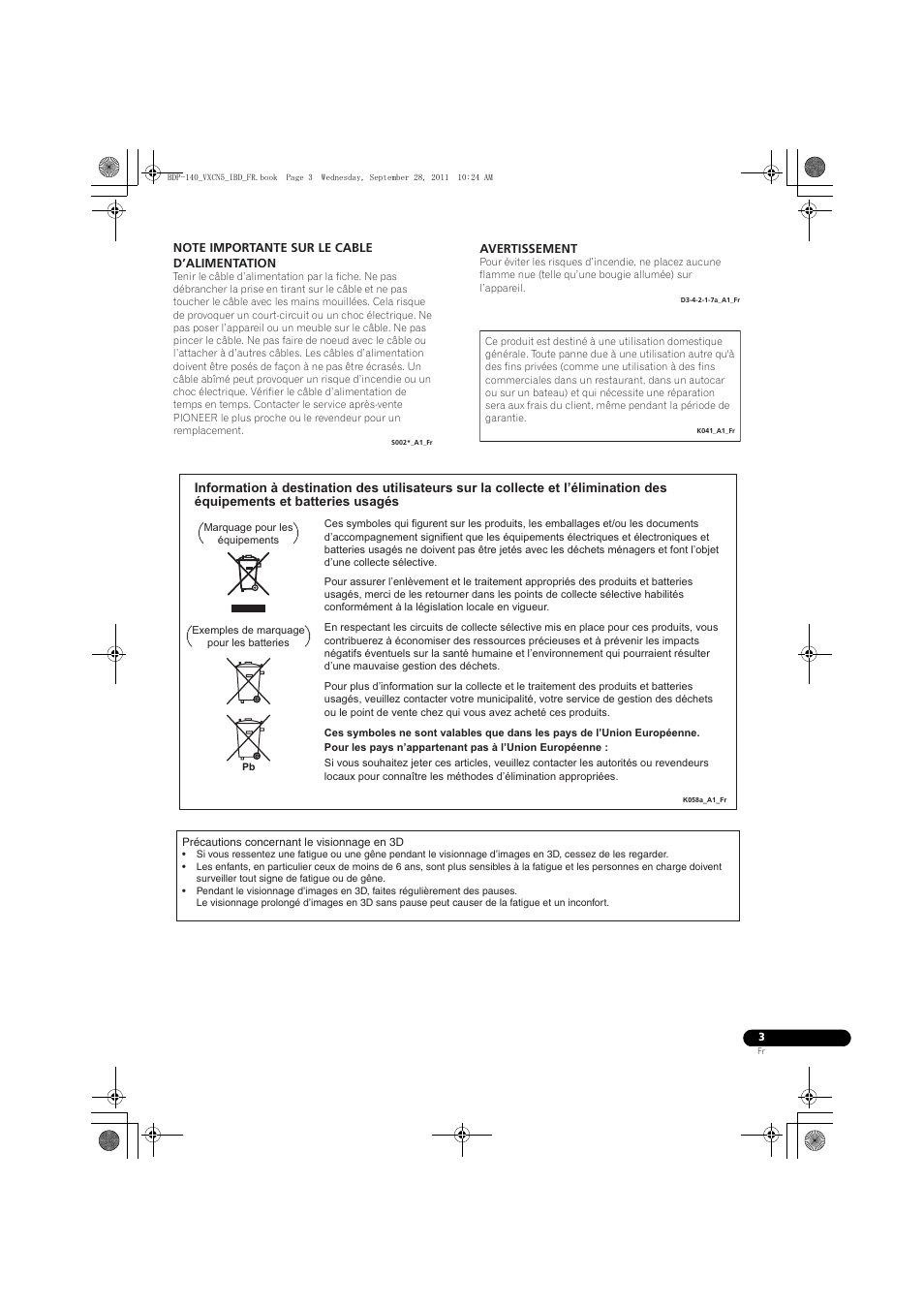 Pioneer BDP-140 User Manual | Page 3 / 308