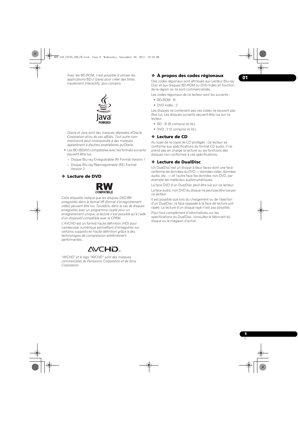 Pioneer BDP-140 User Manual | Page 9 / 308