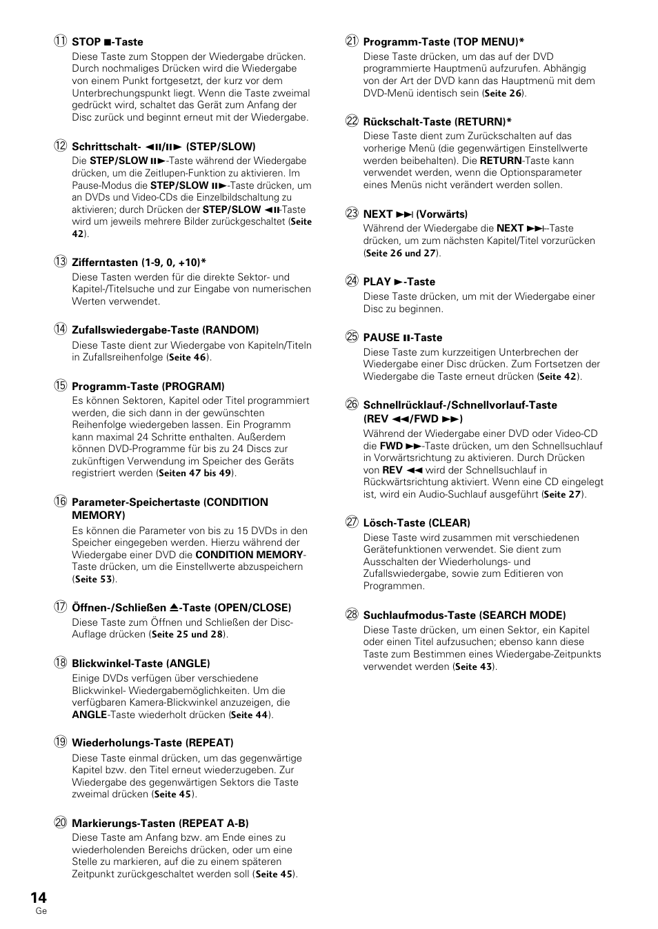 Pioneer DV-636D User Manual | Page 14 / 128