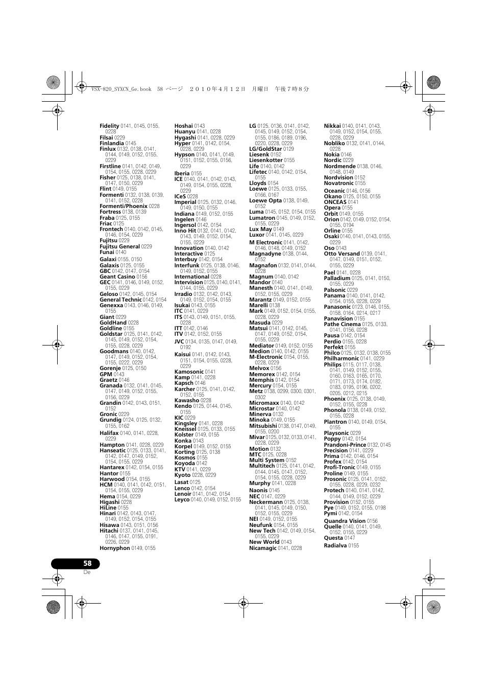 Pioneer VSX-820-S User Manual | Page 138 / 324