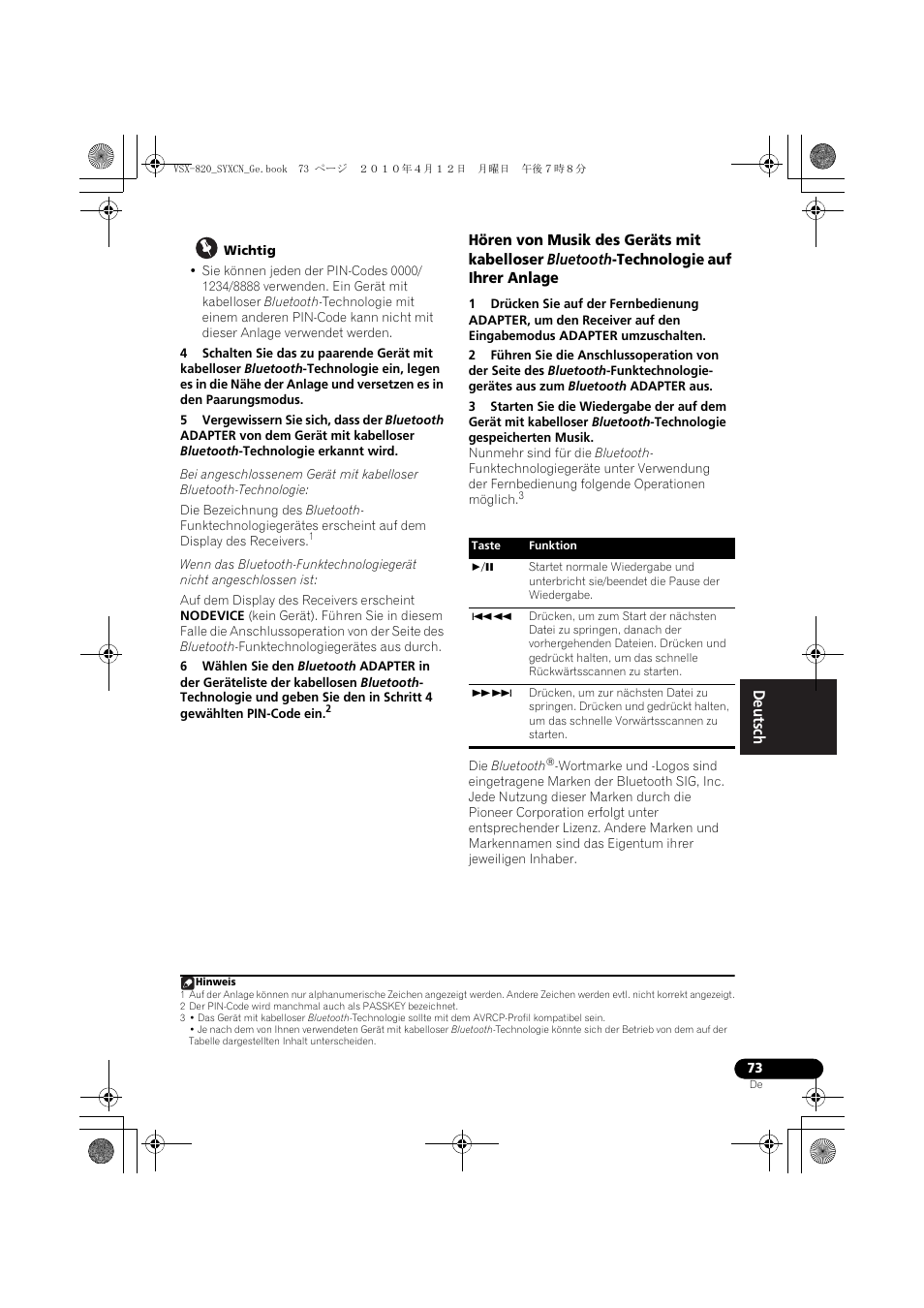 Pioneer VSX-820-S User Manual | Page 153 / 324