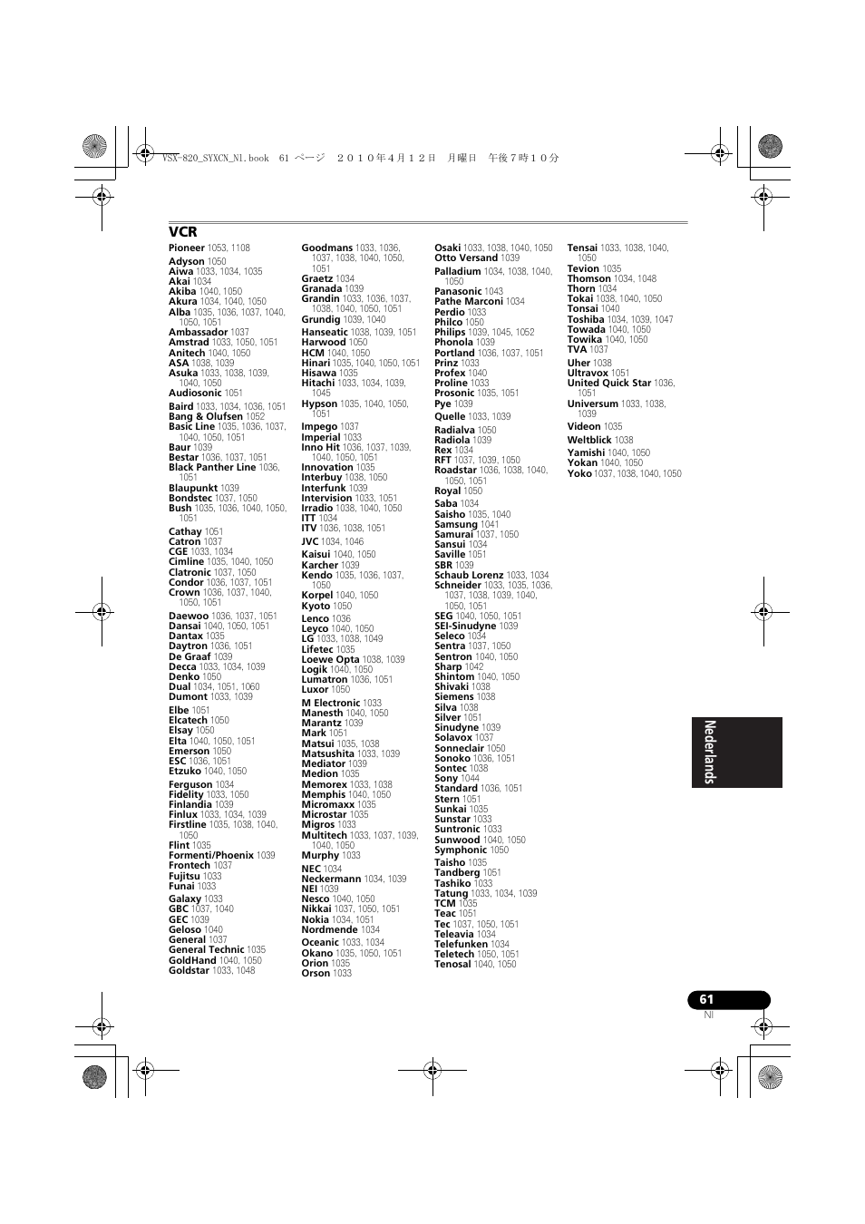 Pioneer VSX-820-S User Manual | Page 221 / 324