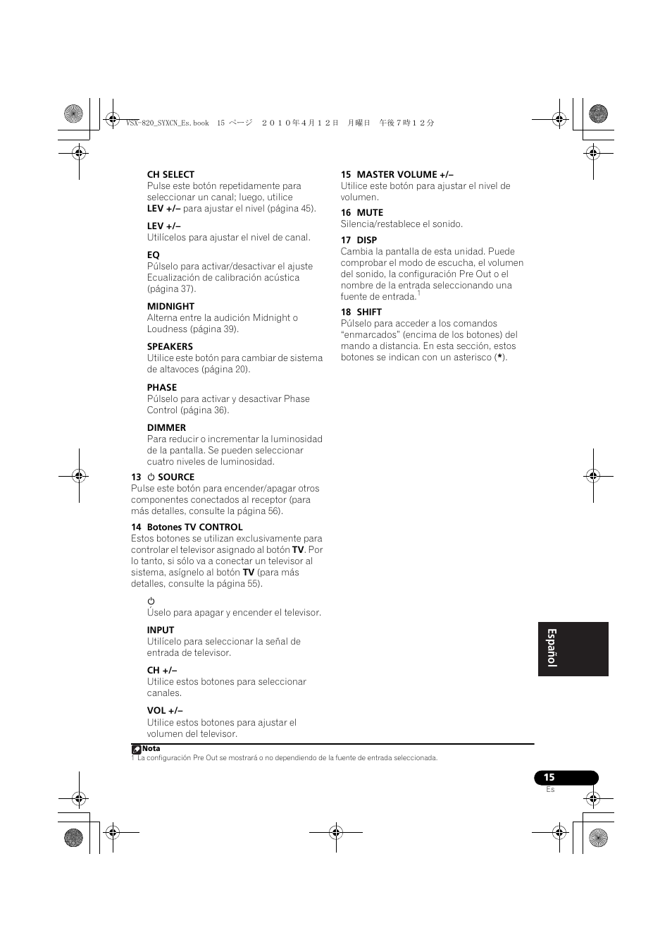 Pioneer VSX-820-S User Manual | Page 255 / 324