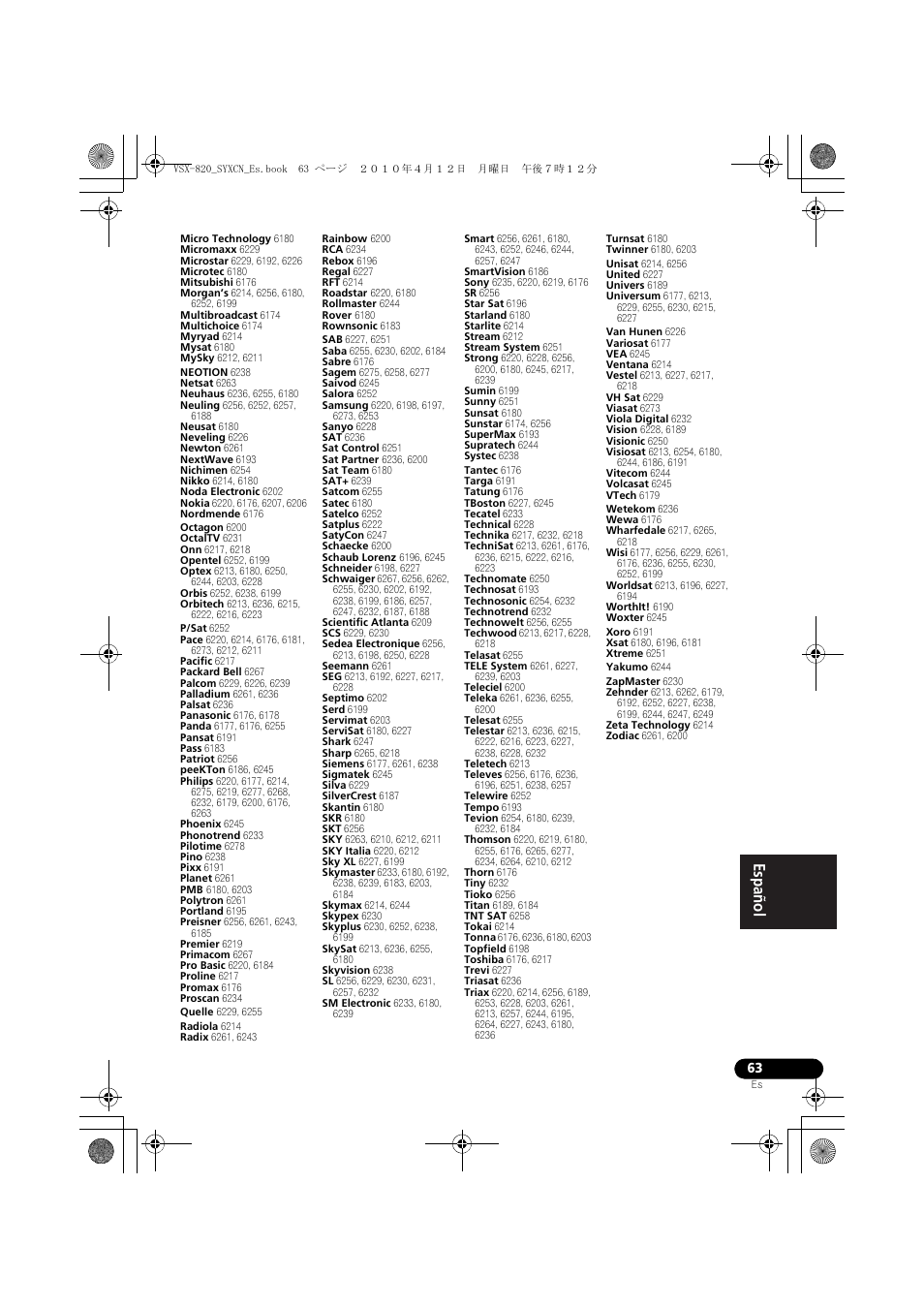 Pioneer VSX-820-S User Manual | Page 303 / 324