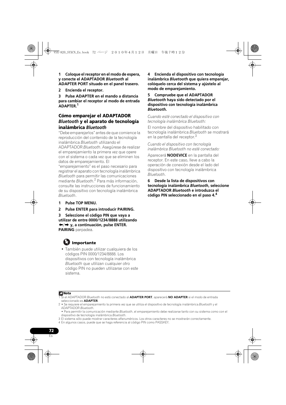 Pioneer VSX-820-S User Manual | Page 312 / 324