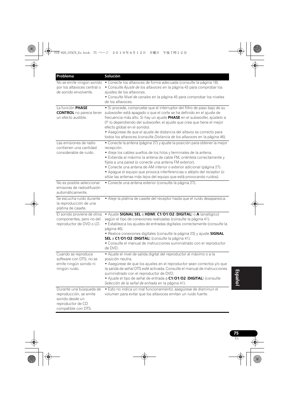 Pioneer VSX-820-S User Manual | Page 315 / 324