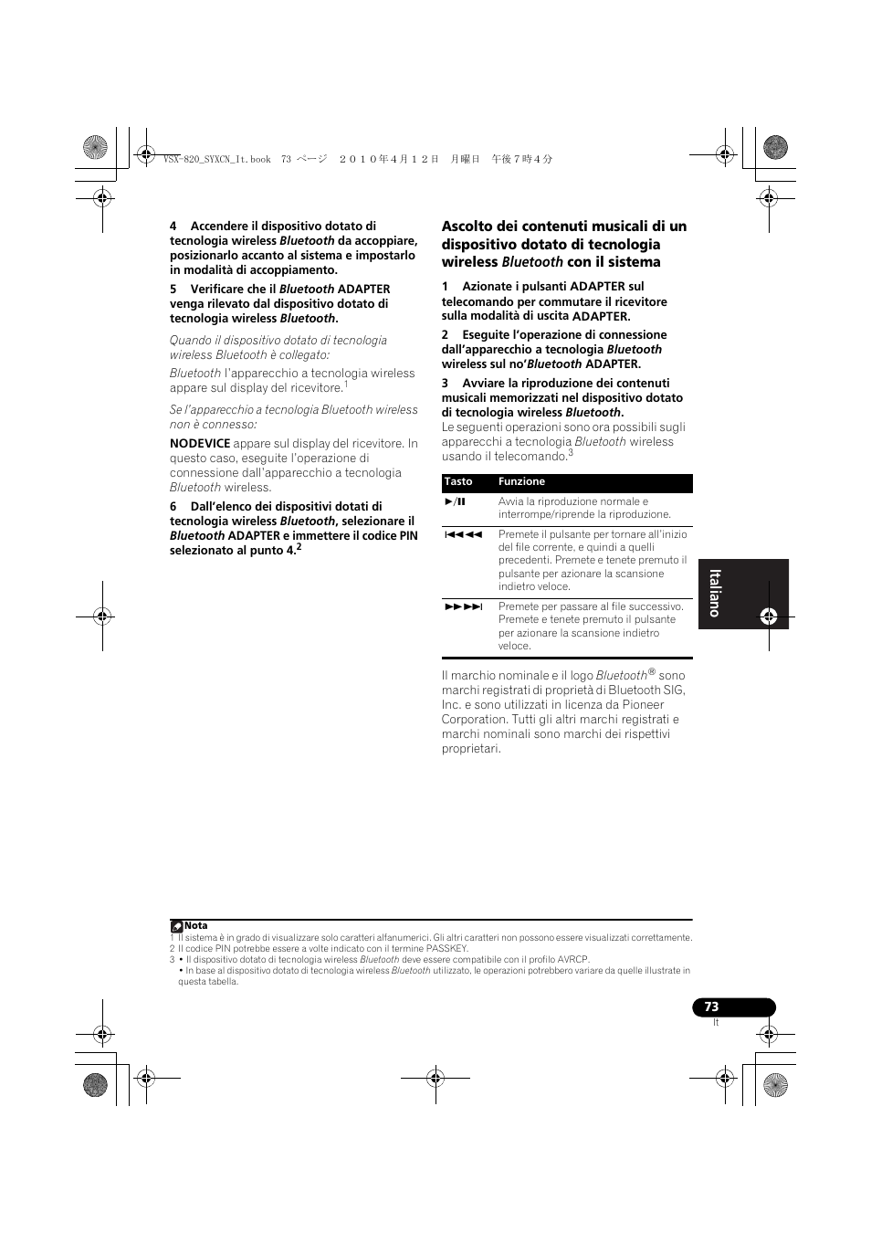 Pioneer VSX-820-S User Manual | Page 73 / 324