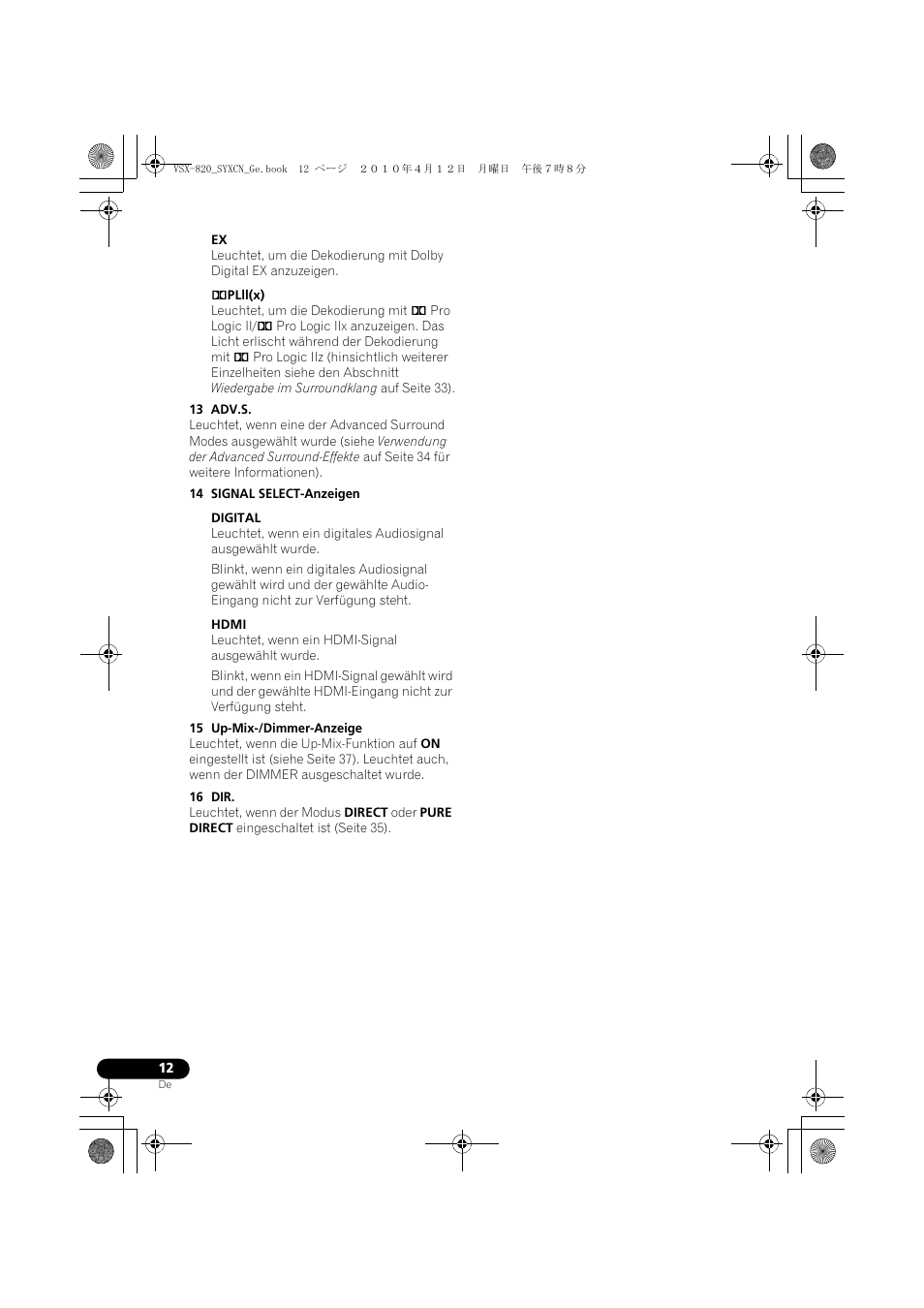 Pioneer VSX-820-S User Manual | Page 92 / 324