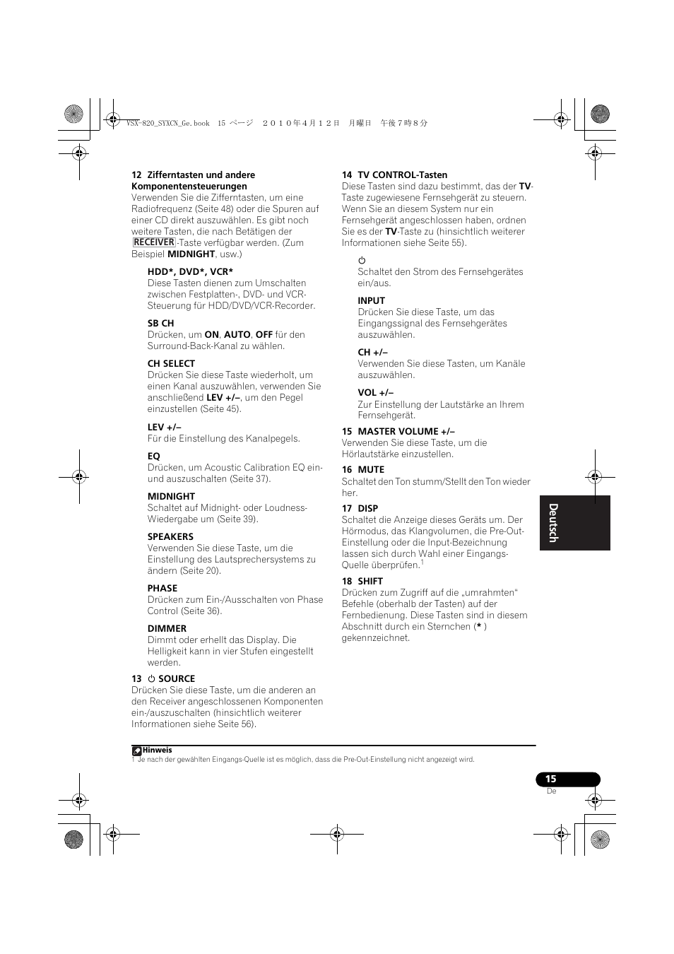 Pioneer VSX-820-S User Manual | Page 95 / 324