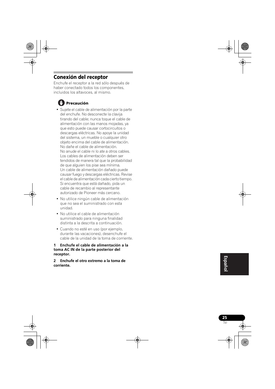 Conexión del receptor | Pioneer VSX-819H-S User Manual | Page 235 / 282