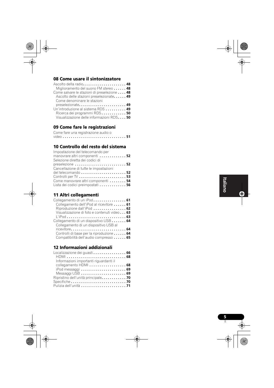 Pioneer VSX-819H-S User Manual | Page 5 / 282