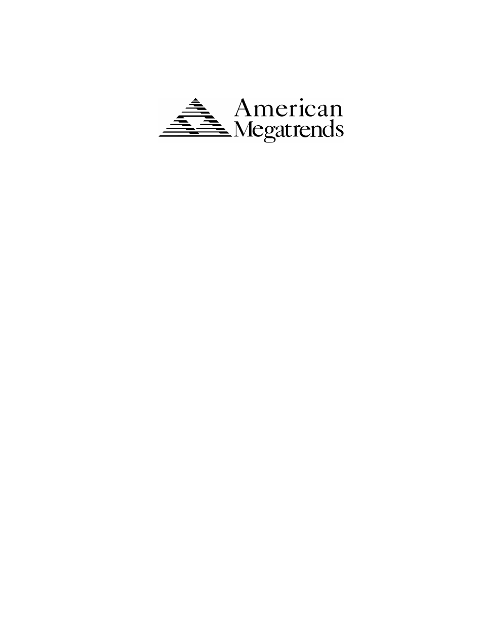 American Megatrends III User Manual | 74 pages