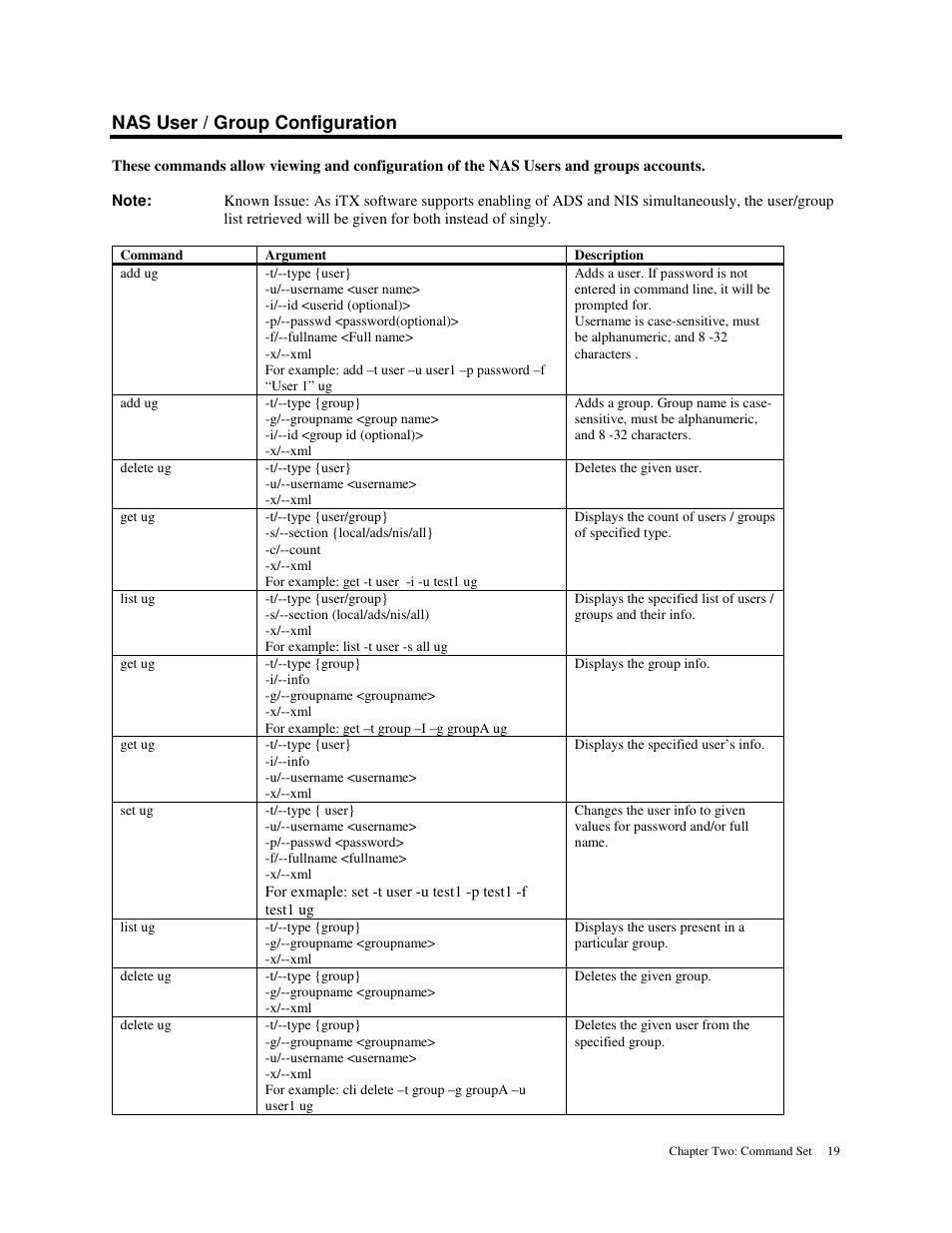 Nas user / group configuration | American Megatrends MAN-STOR-ITX27-CLI User Manual | Page 25 / 60