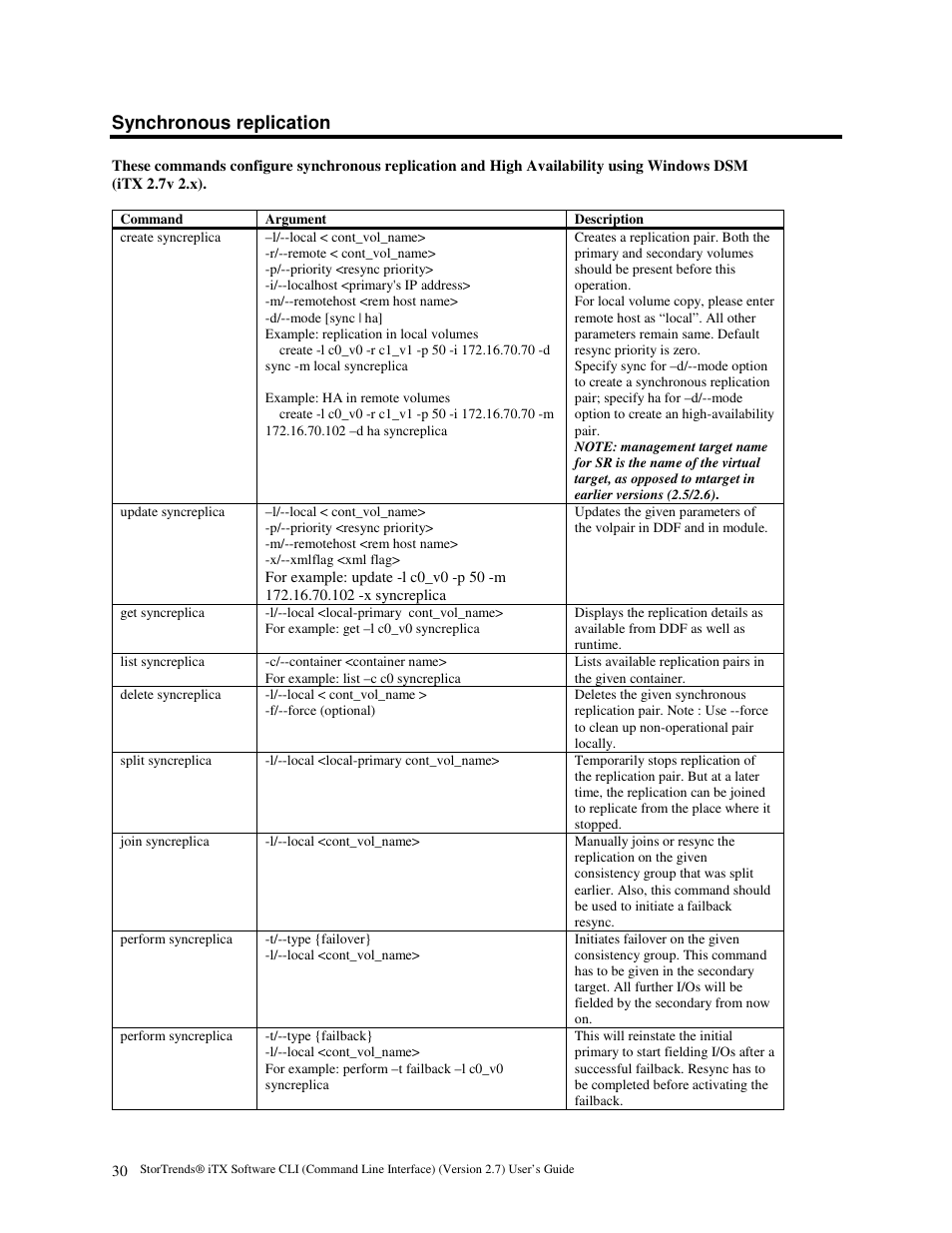 Synchronous replication | American Megatrends MAN-STOR-ITX27-CLI User Manual | Page 36 / 60