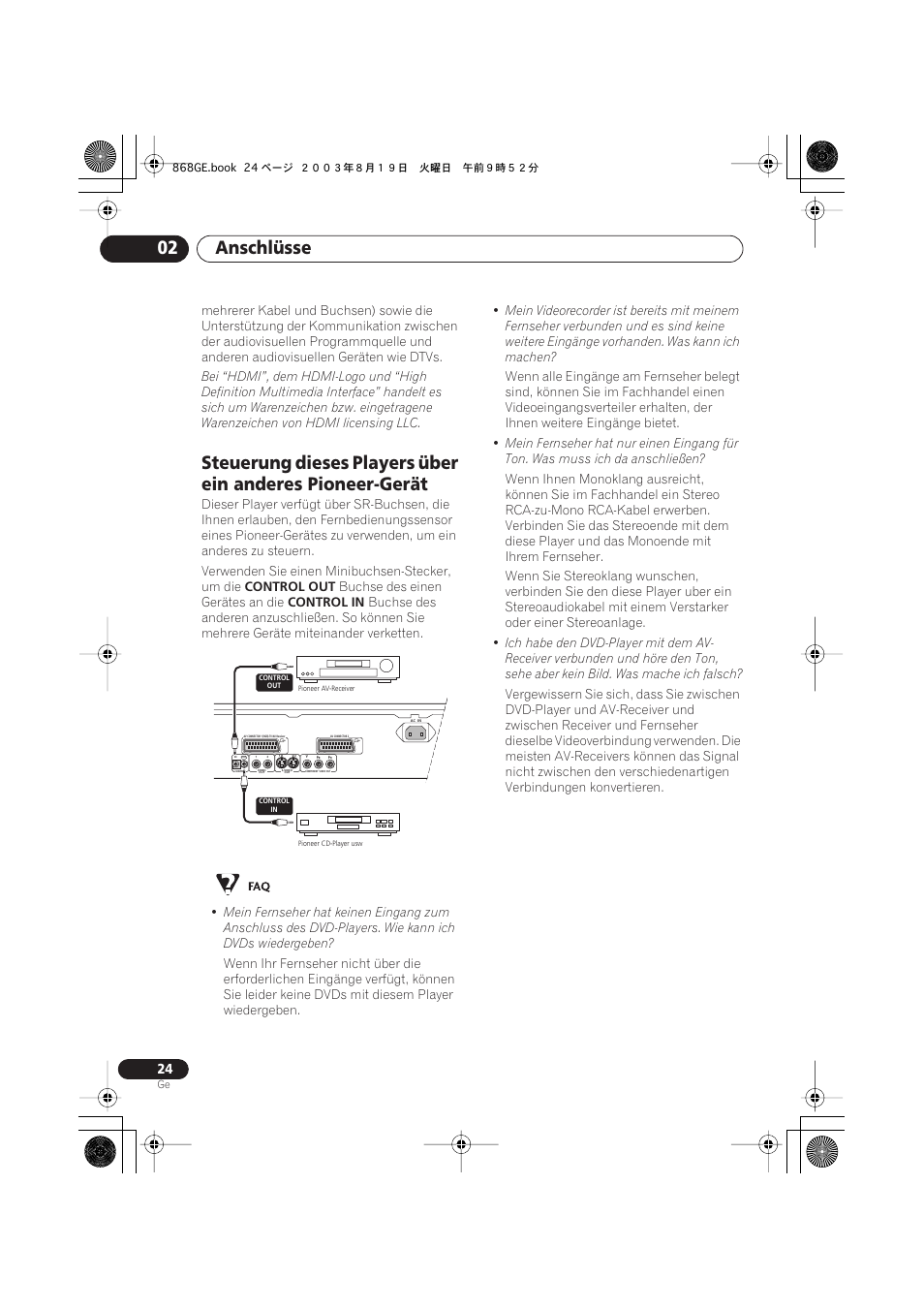 Anschlüsse 02 | Pioneer DV-668AV-S User Manual | Page 126 / 208