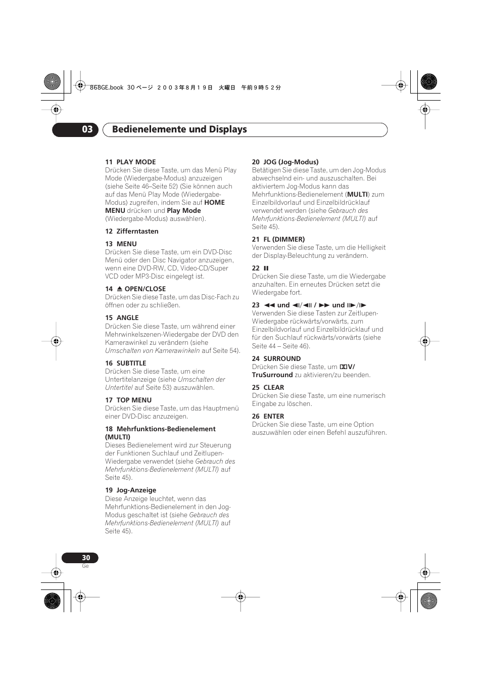 Bedienelemente und displays 03 | Pioneer DV-668AV-S User Manual | Page 132 / 208
