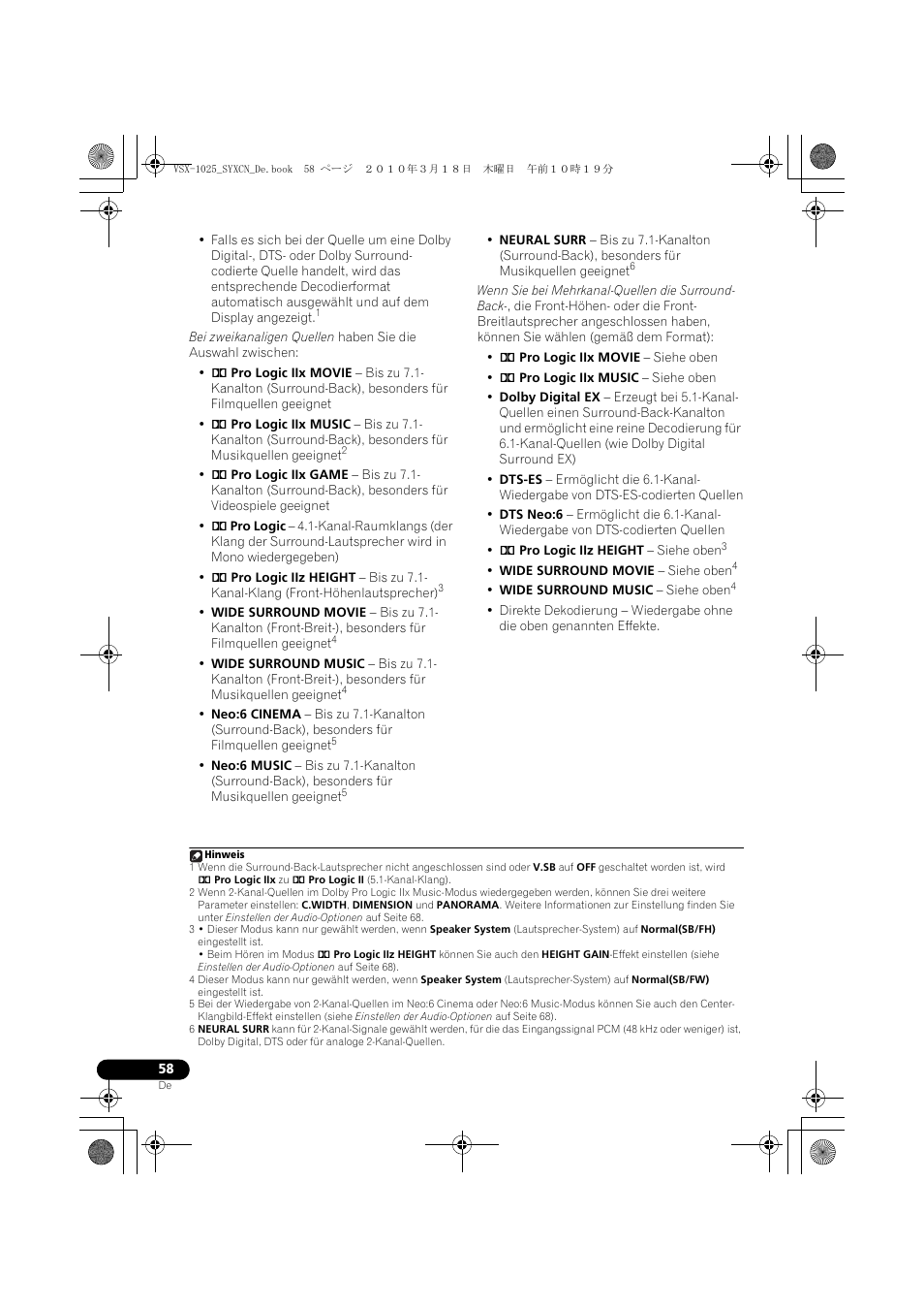 Pioneer VSX-1020-K User Manual | Page 190 / 532