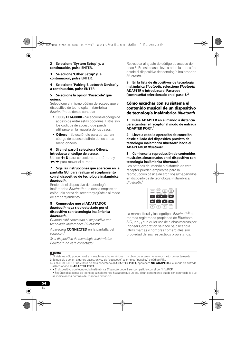 5 seleccione la opción ‘passcode’ que quiera | Pioneer VSX-1020-K User Manual | Page 450 / 532