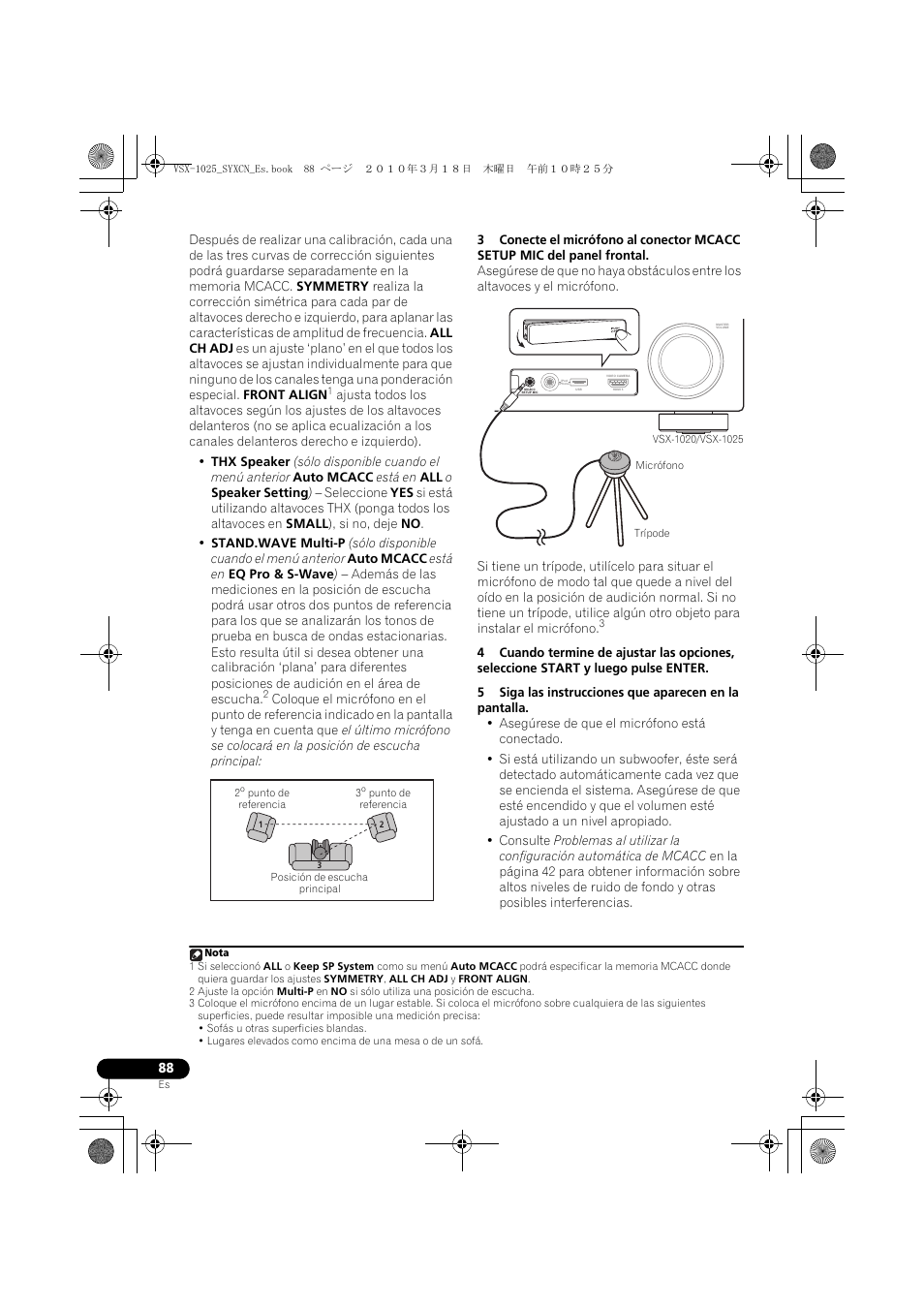 2o punto de referencia | Pioneer VSX-1020-K User Manual | Page 484 / 532