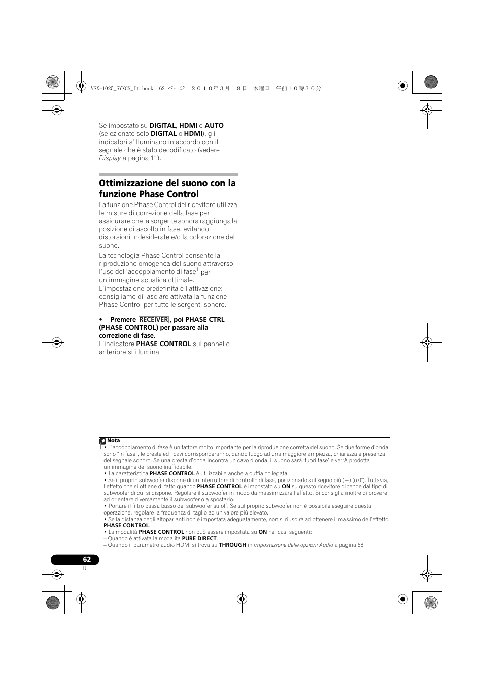 Pioneer VSX-1020-K User Manual | Page 62 / 532