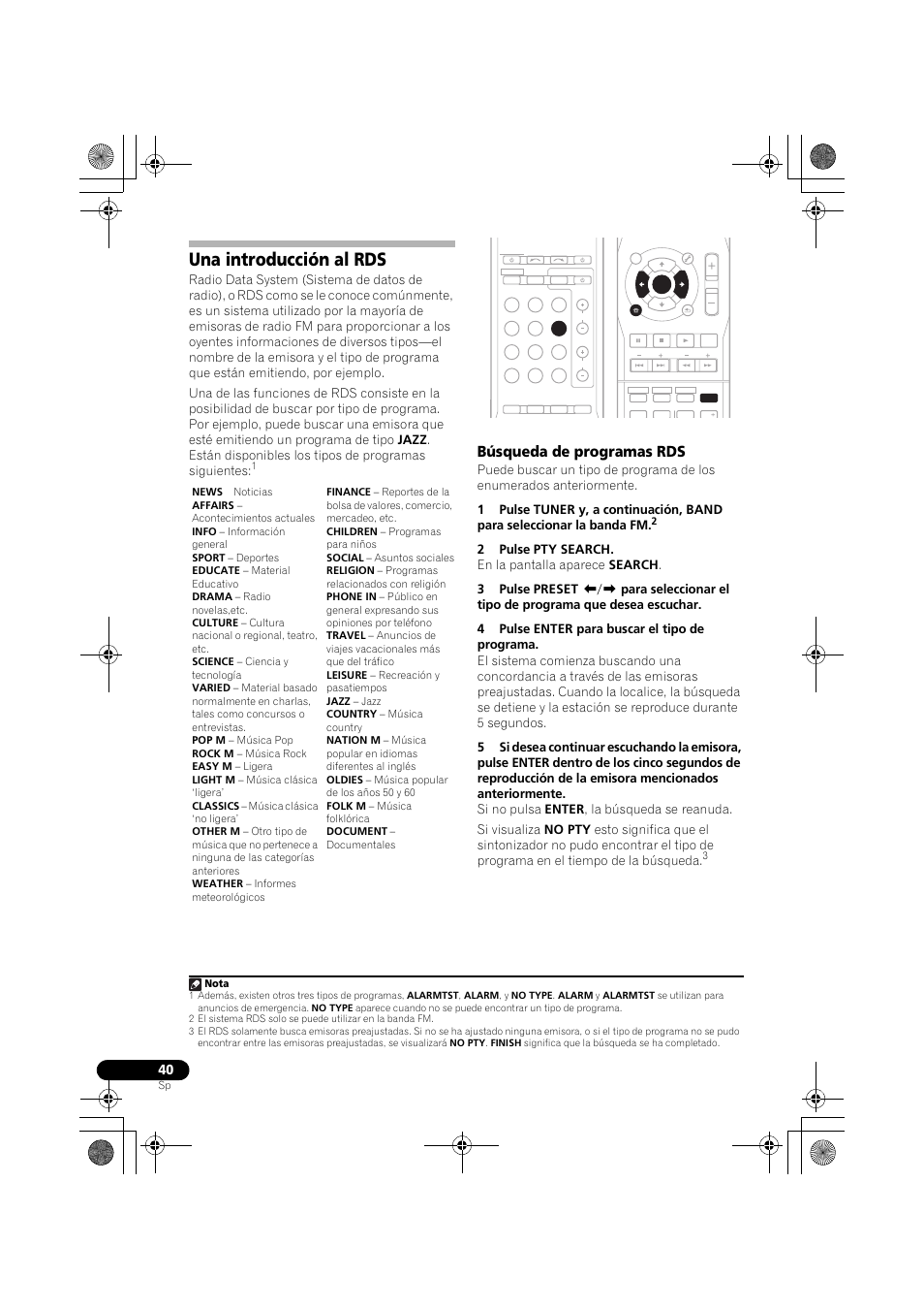 Una introducción al rds, Búsqueda de programas rds | Pioneer VSX-519V-K User Manual | Page 178 / 188