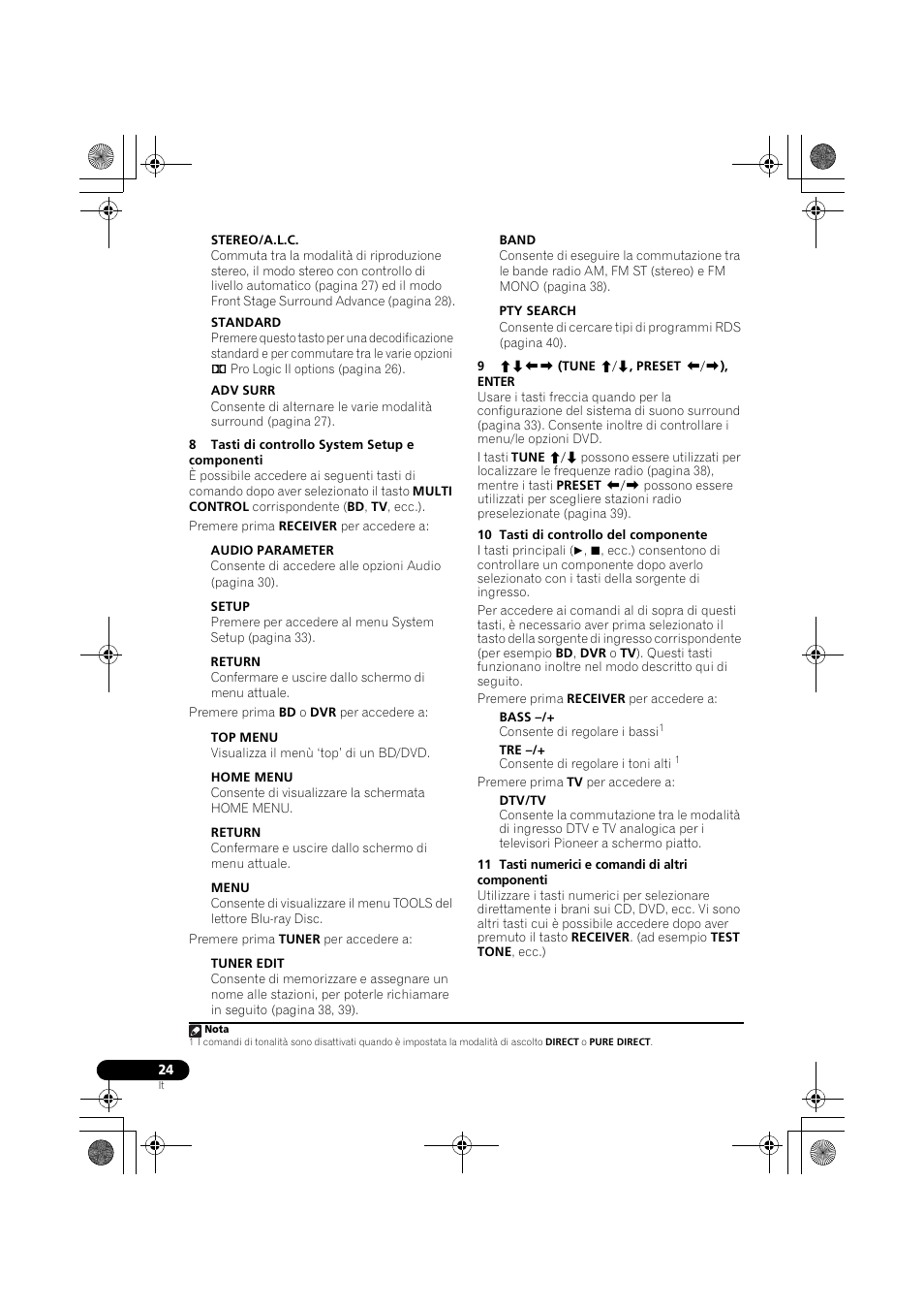 Pioneer VSX-519V-K User Manual | Page 24 / 188