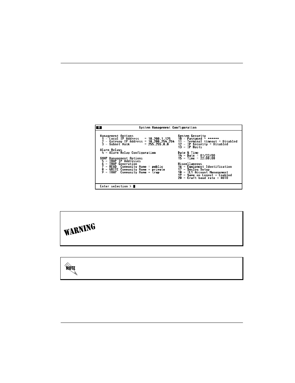 System management, System management -13, Figure 3-9 | System management configuration menu -13 | ADTRAN 4200659L1 User Manual | Page 59 / 192