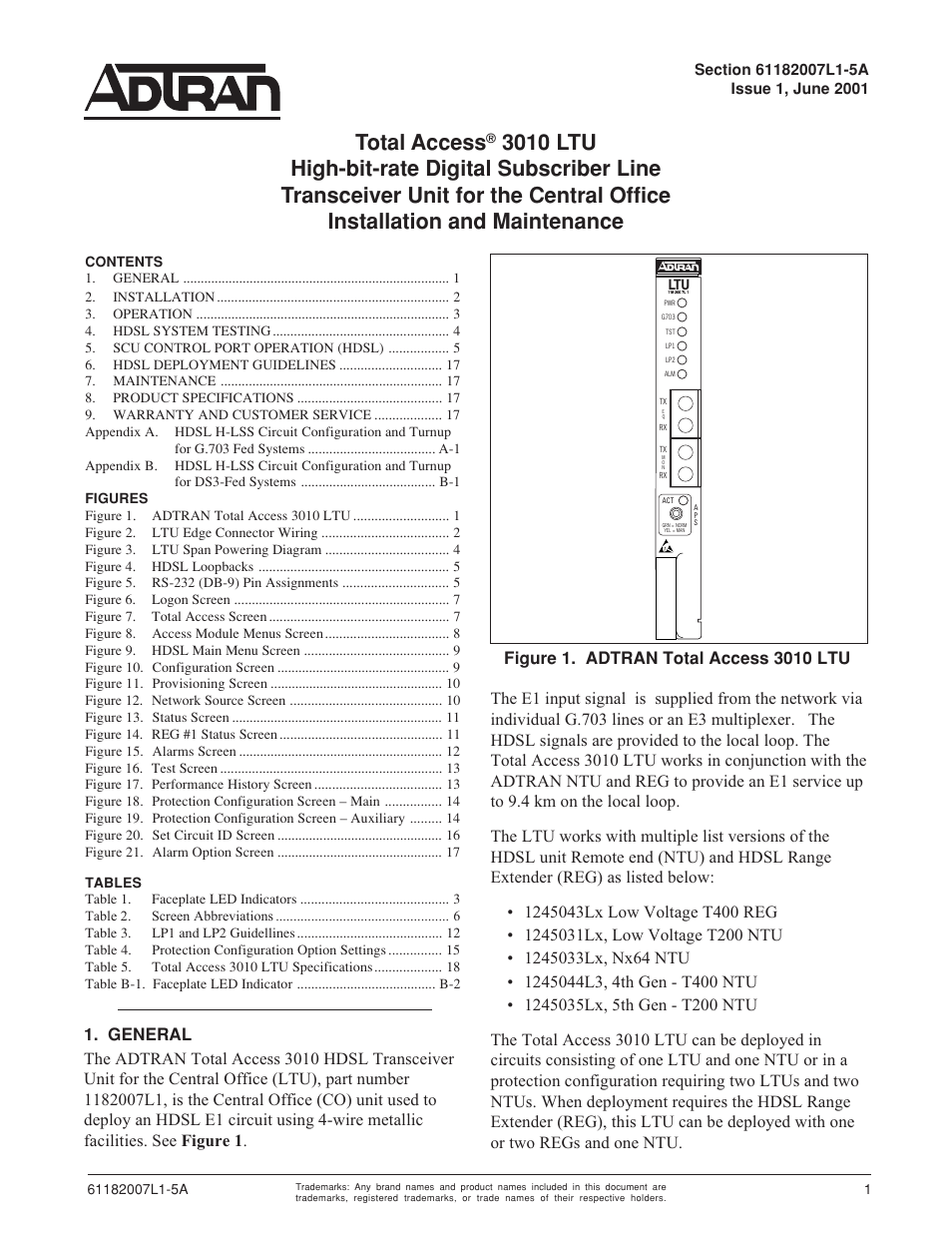 ADTRAN 3060 User Manual | 30 pages