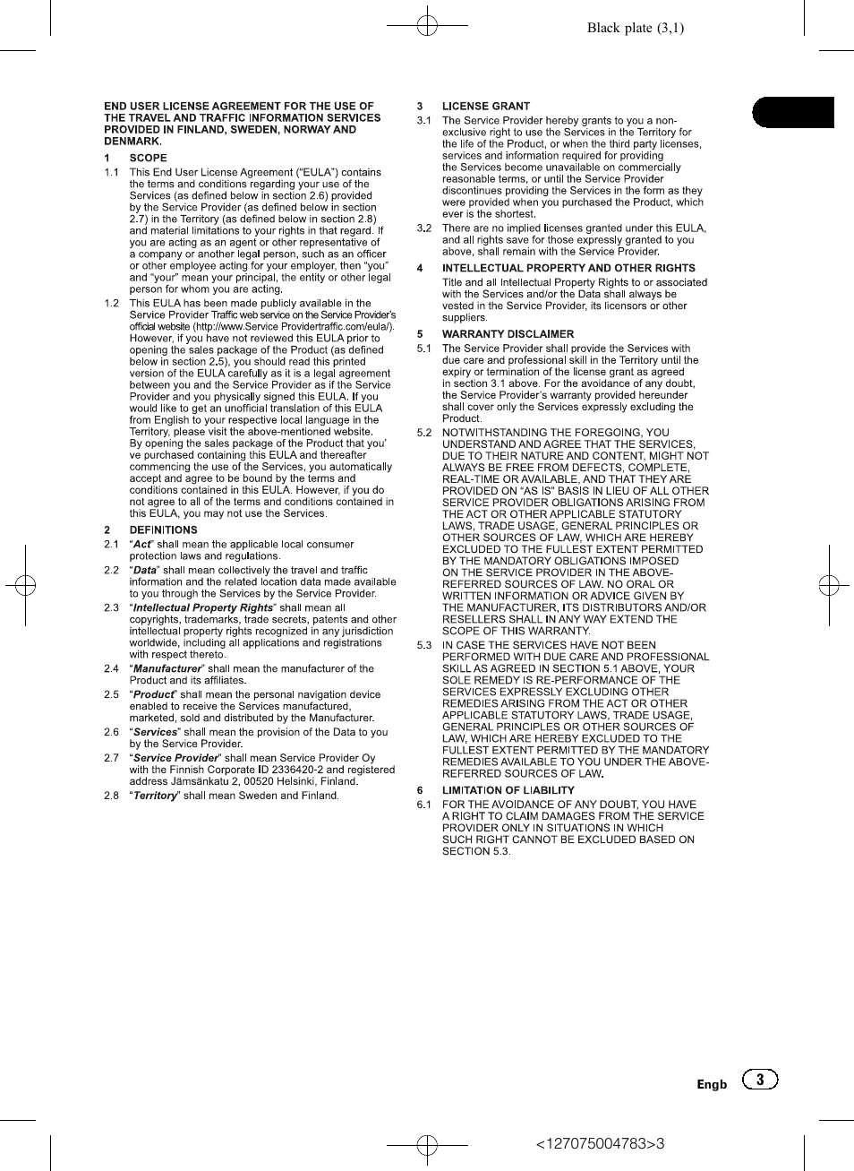 Pioneer AVIC-F550BT User Manual | Page 3 / 136