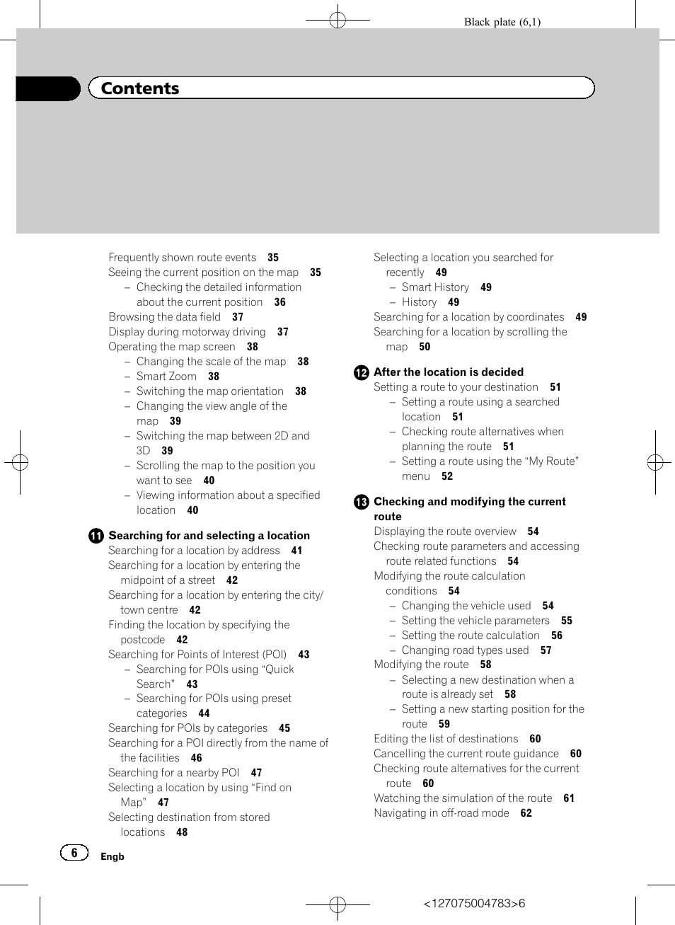 Pioneer AVIC-F550BT User Manual | Page 6 / 136