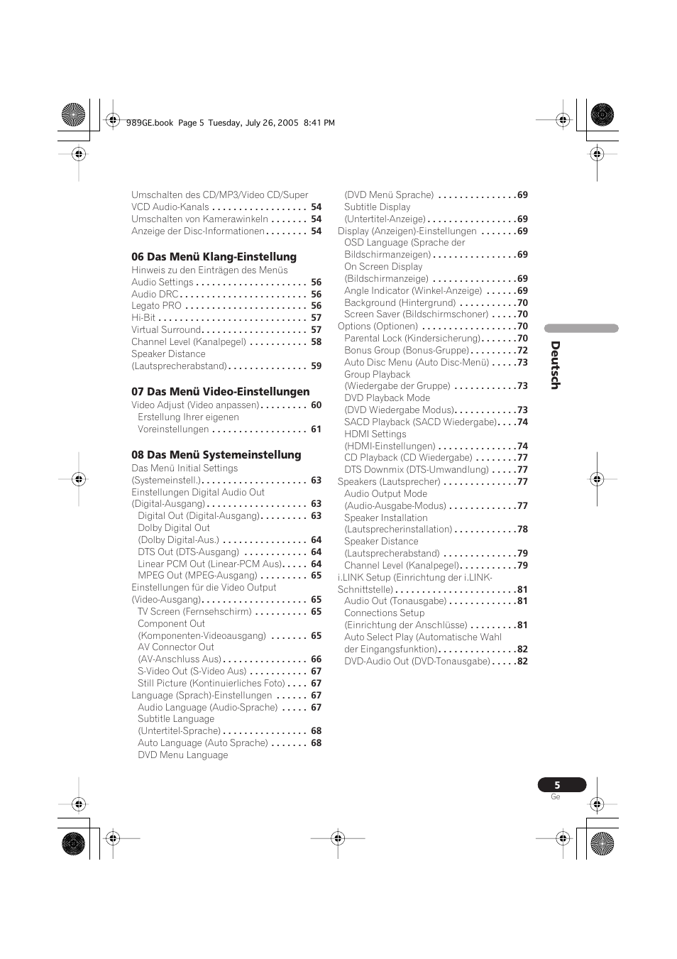 Pioneer DV-989AVi-S User Manual | Page 105 / 204
