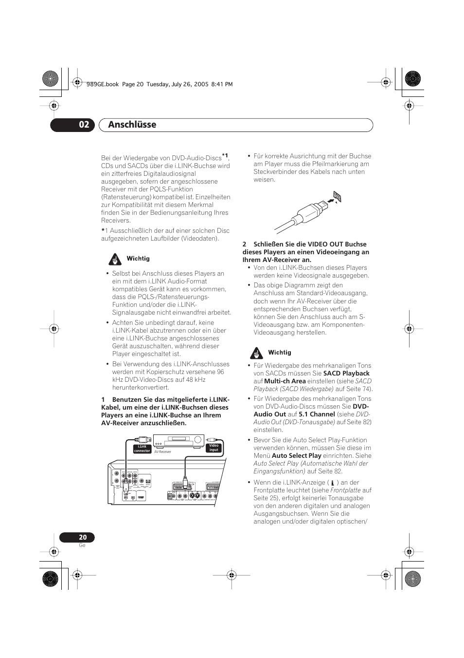 Anschlüsse 02 | Pioneer DV-989AVi-S User Manual | Page 120 / 204