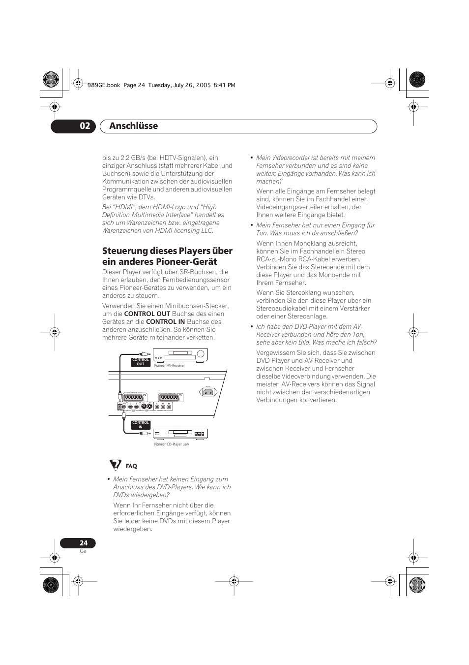 Anschlüsse 02 | Pioneer DV-989AVi-S User Manual | Page 124 / 204