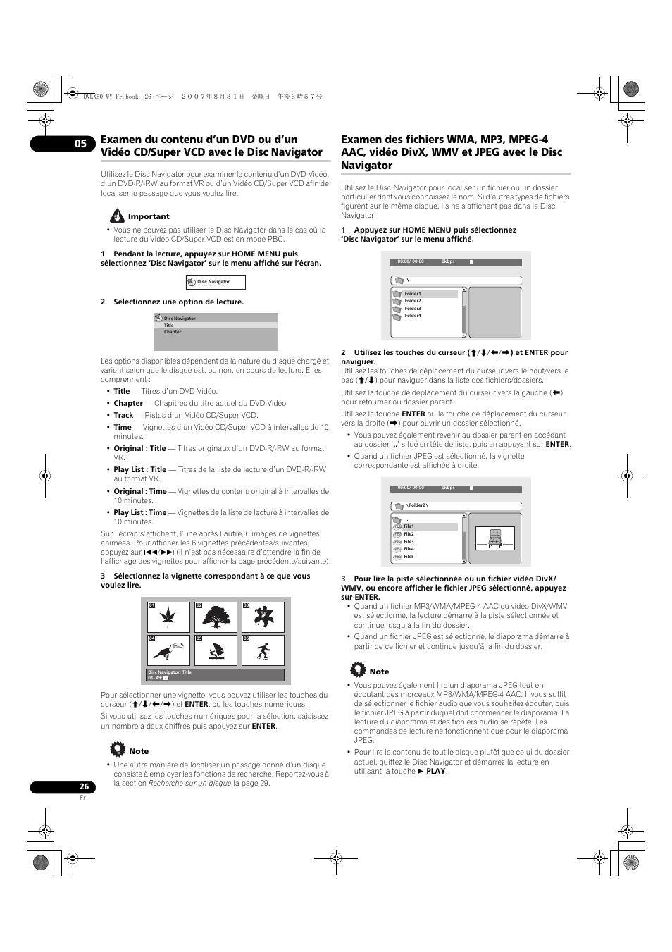 Pioneer DV-LX50 User Manual | Page 26 / 94