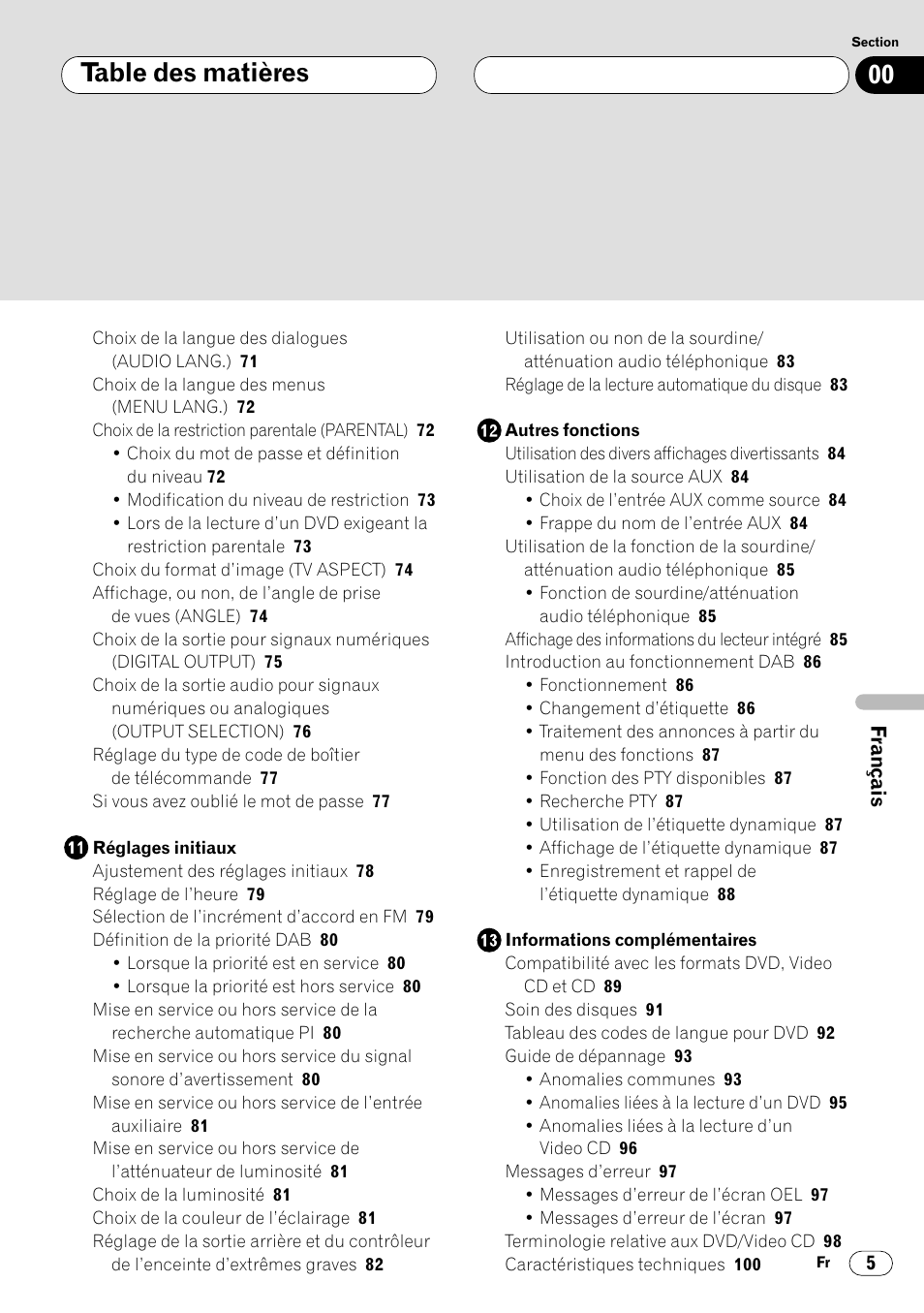 Pioneer DVH-P7000R User Manual | Page 105 / 204