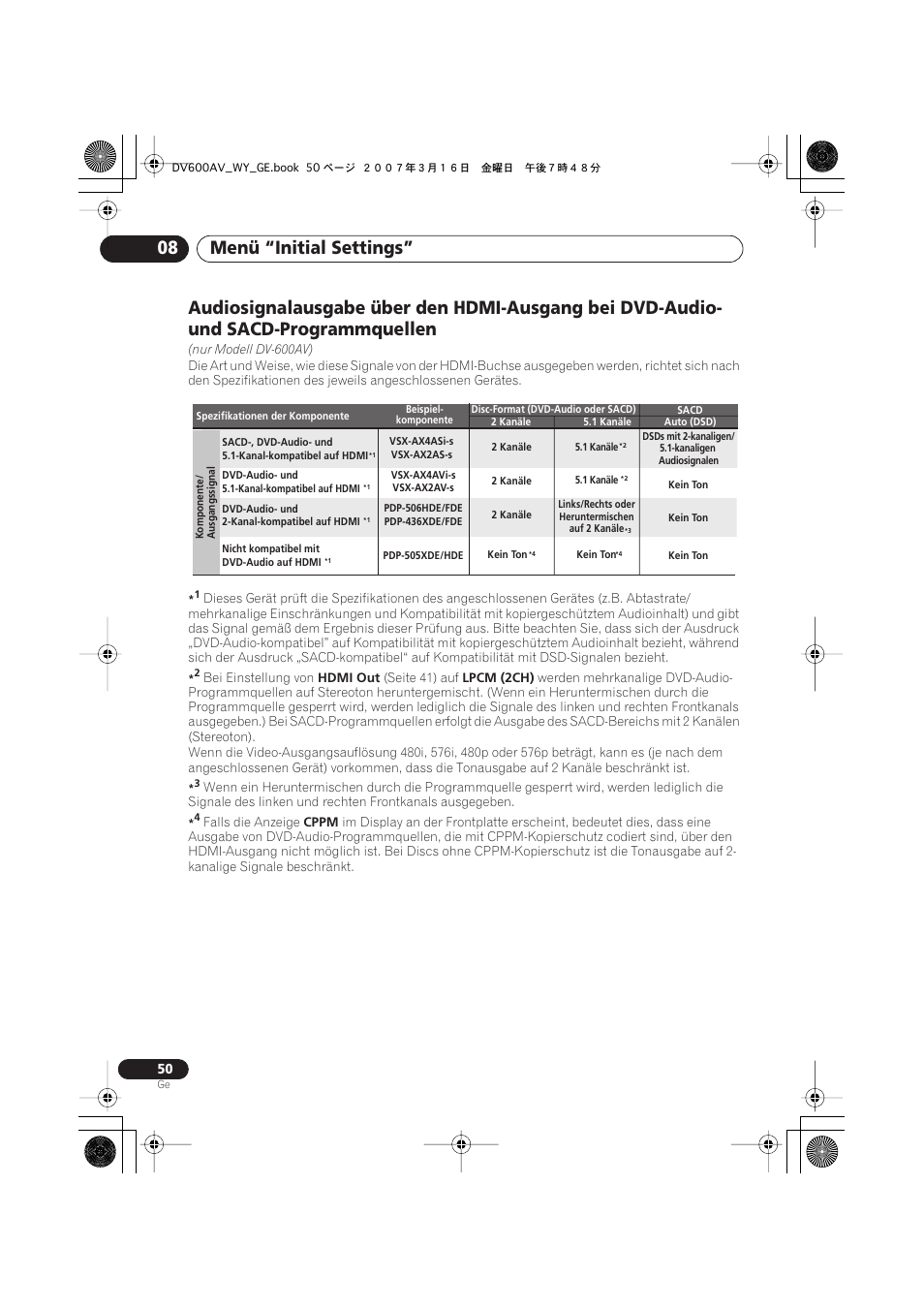 Menü “initial settings” 08 | Pioneer DV-600AV-K User Manual | Page 112 / 128